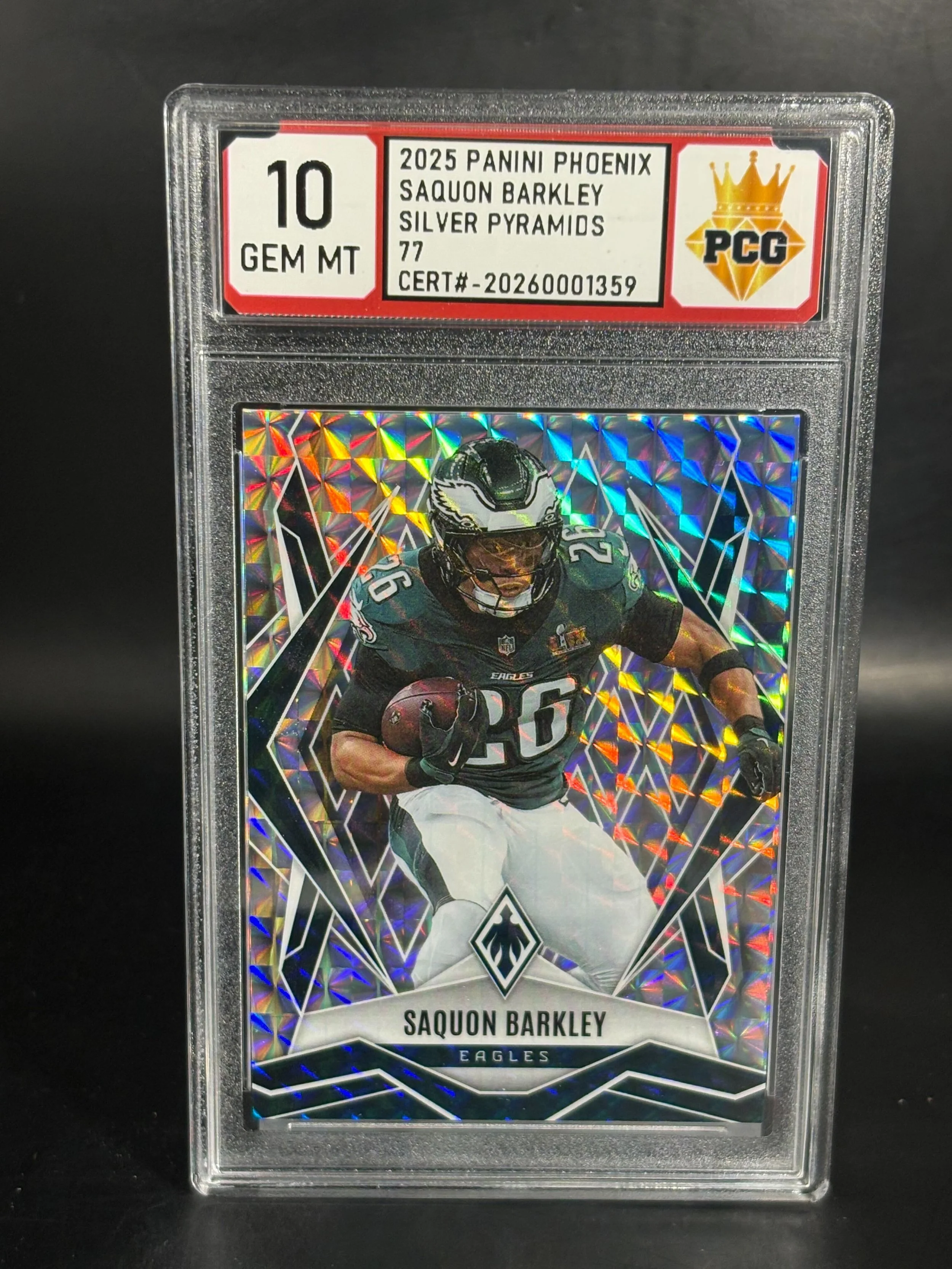 #20250001359 2025 SAQUON BARKLEY 10 GEM MT