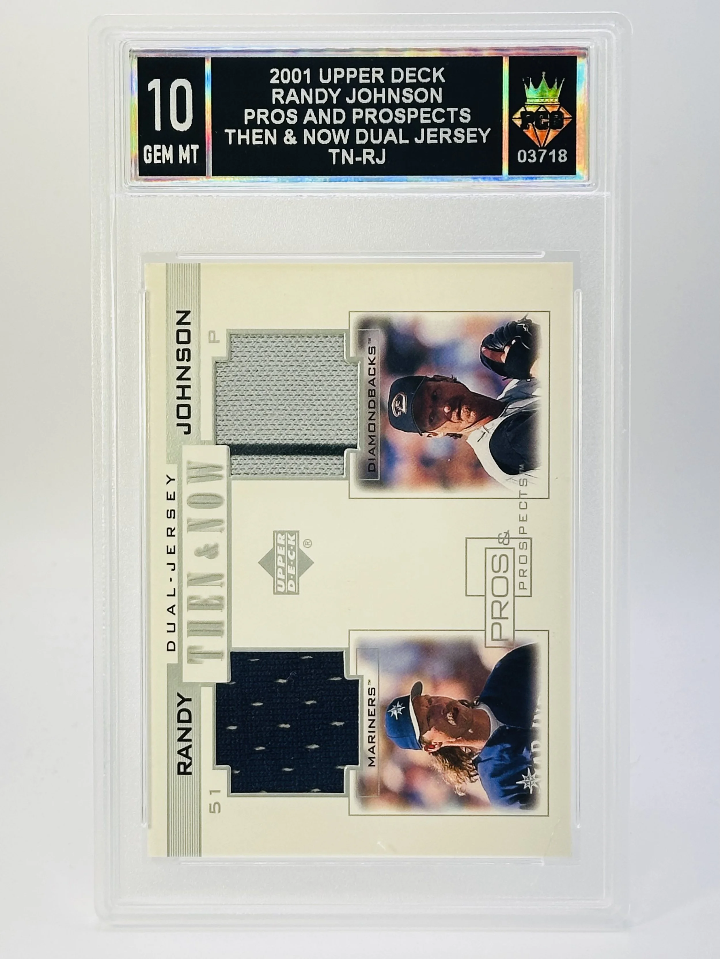 #20260003718 2001 RANDY JOHNSON 10 GEM MT