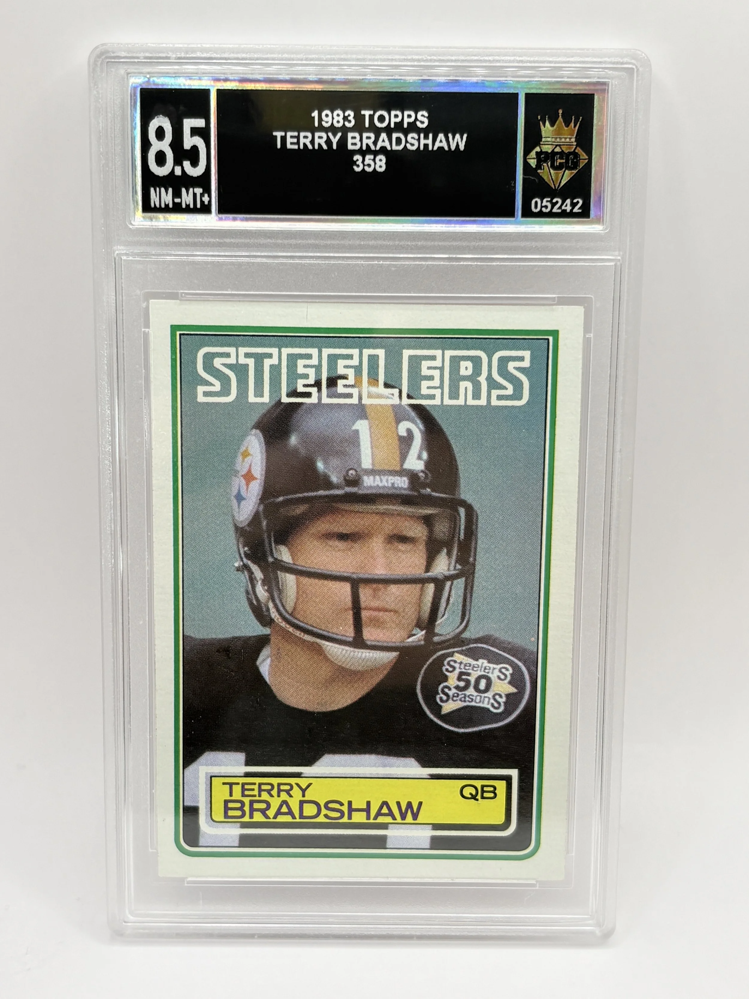 #20260005242 1983 TERRY BRADSHAW 8.5 NM-MT+