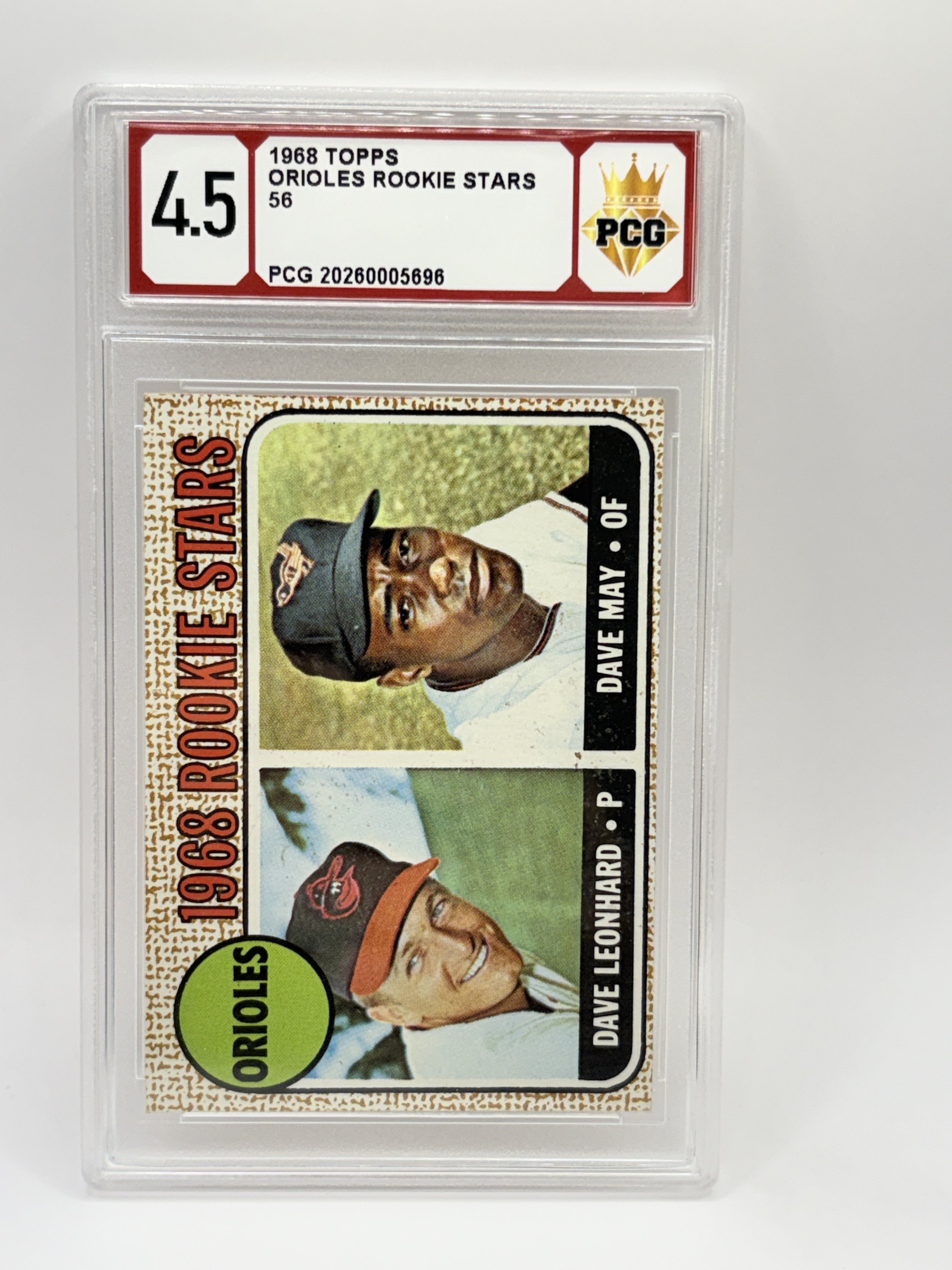 #20260005696 1968 ORIOLES ROOKIE STARS 4.5