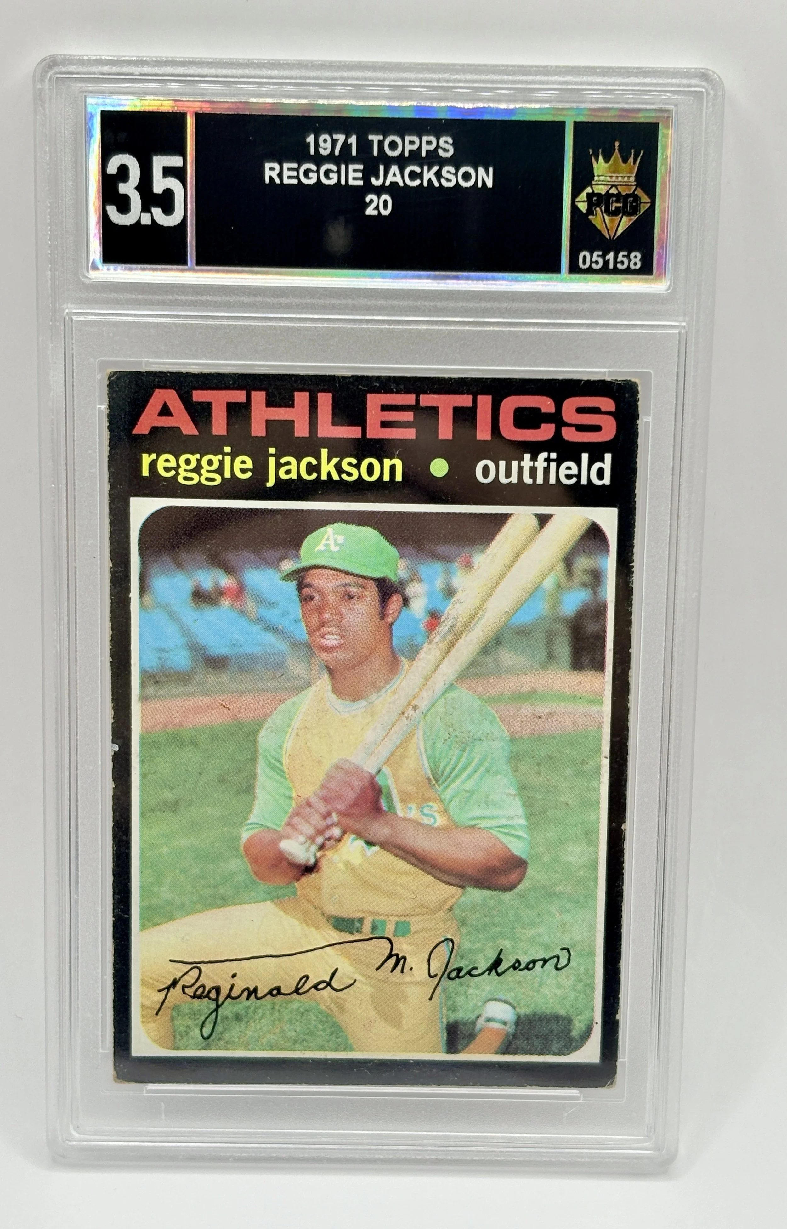 #20260005158 1971 REGGIE JACKSON 3.5