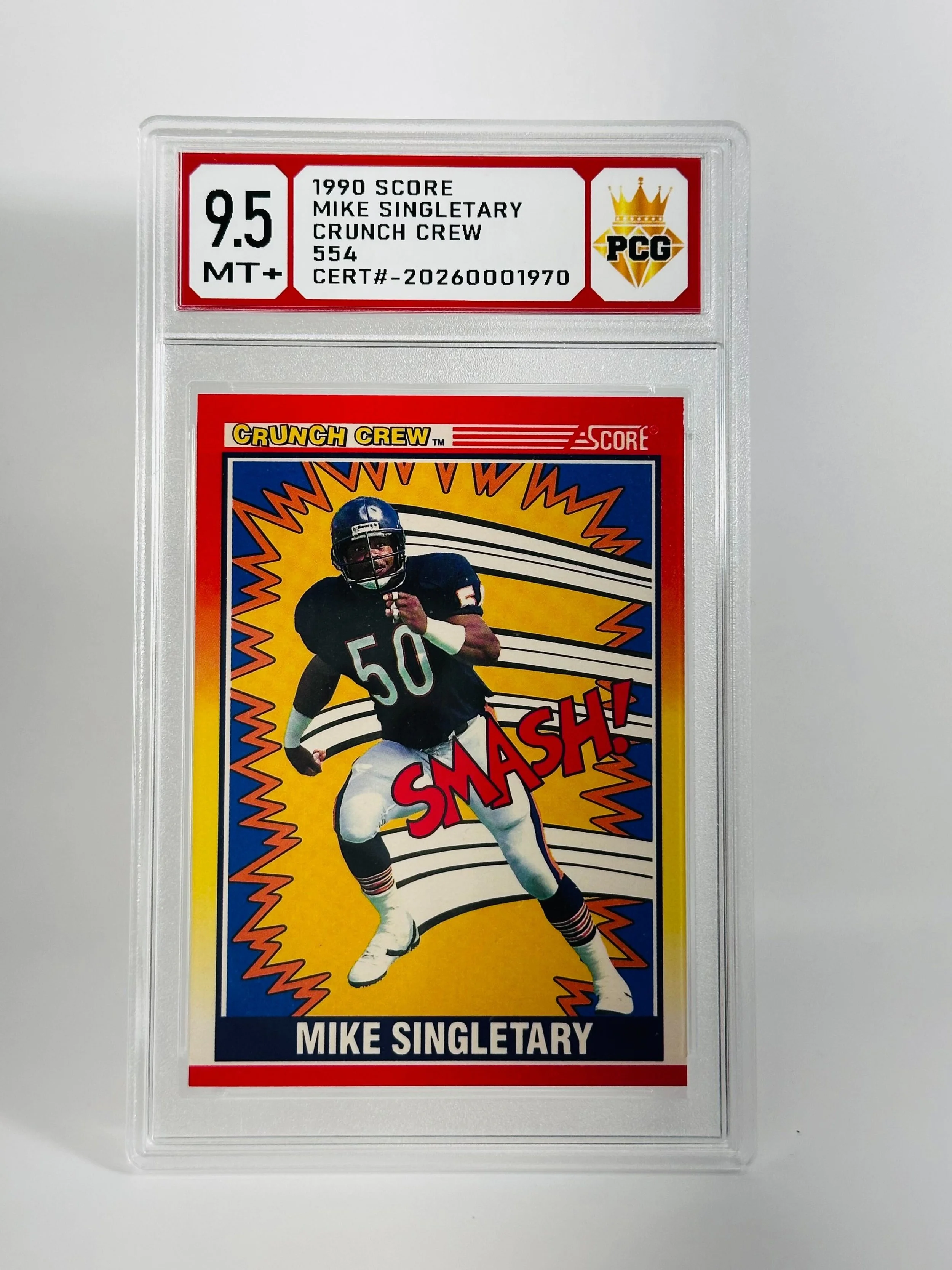 #20260001970 1990 MIKE SINGLETARY 9.5 MT+