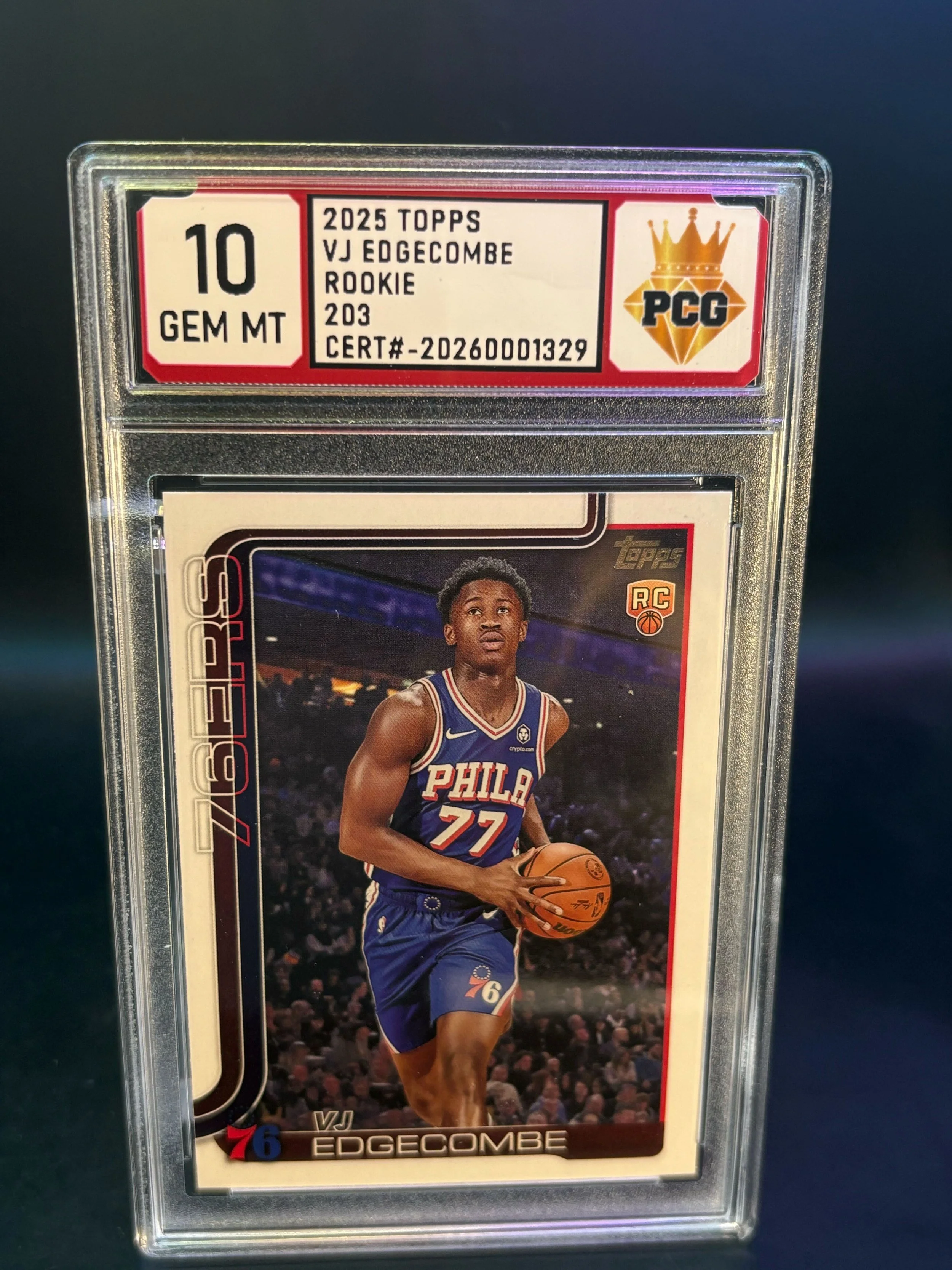 #20260001329 2025 VJ EDGECOMBE 10 GEM MT