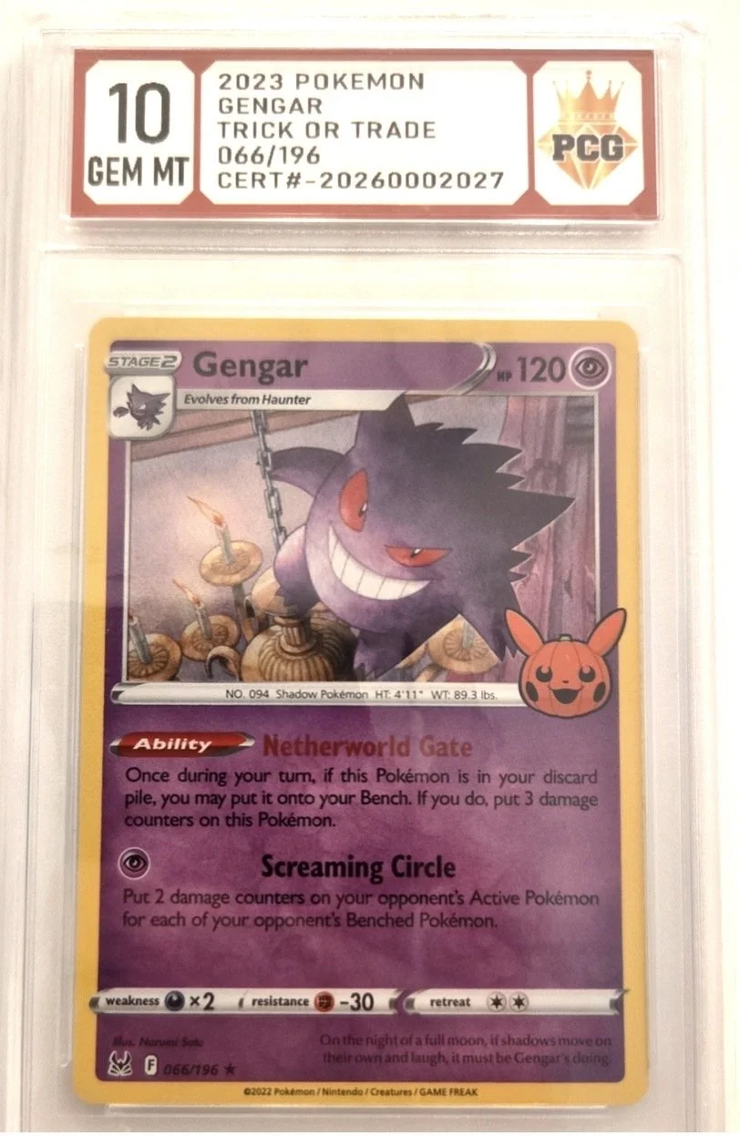 #20260002027 2023 GENGAR 10 GEM MT