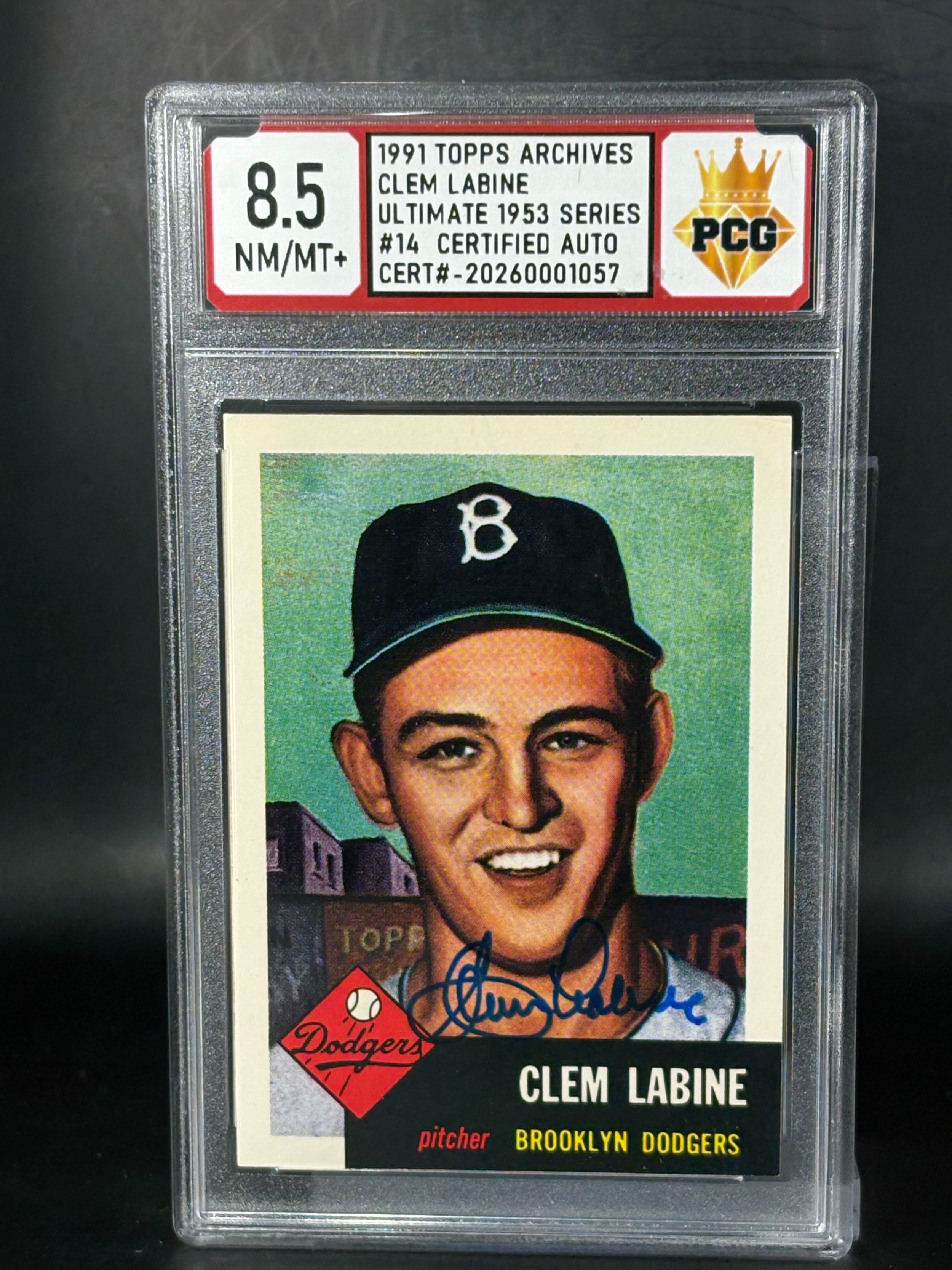 #20260001057 1991 CLEM LABINE 8.5 NM/MT+
