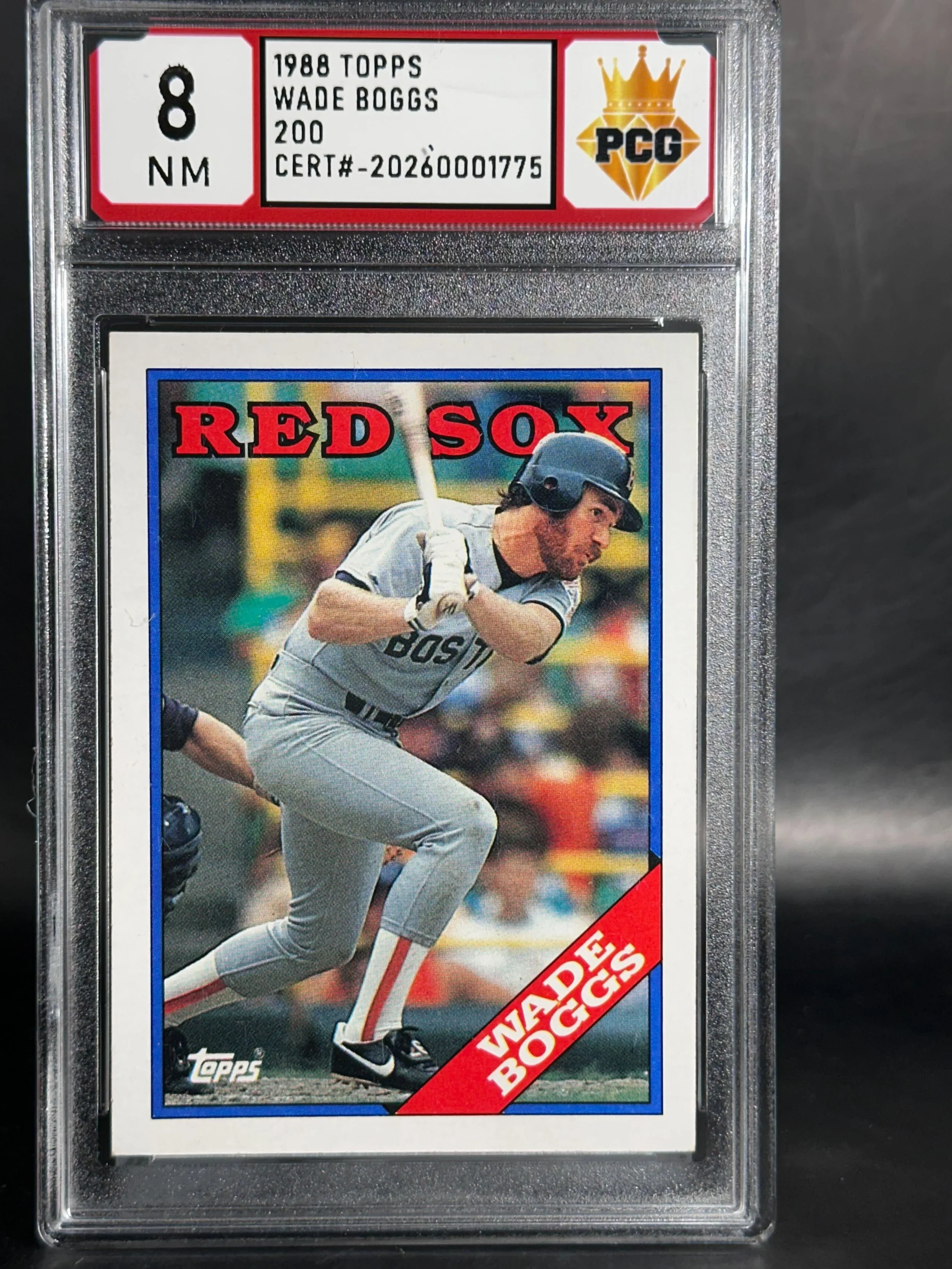 #20260001775 1988 WADE BOGGS 8 NM