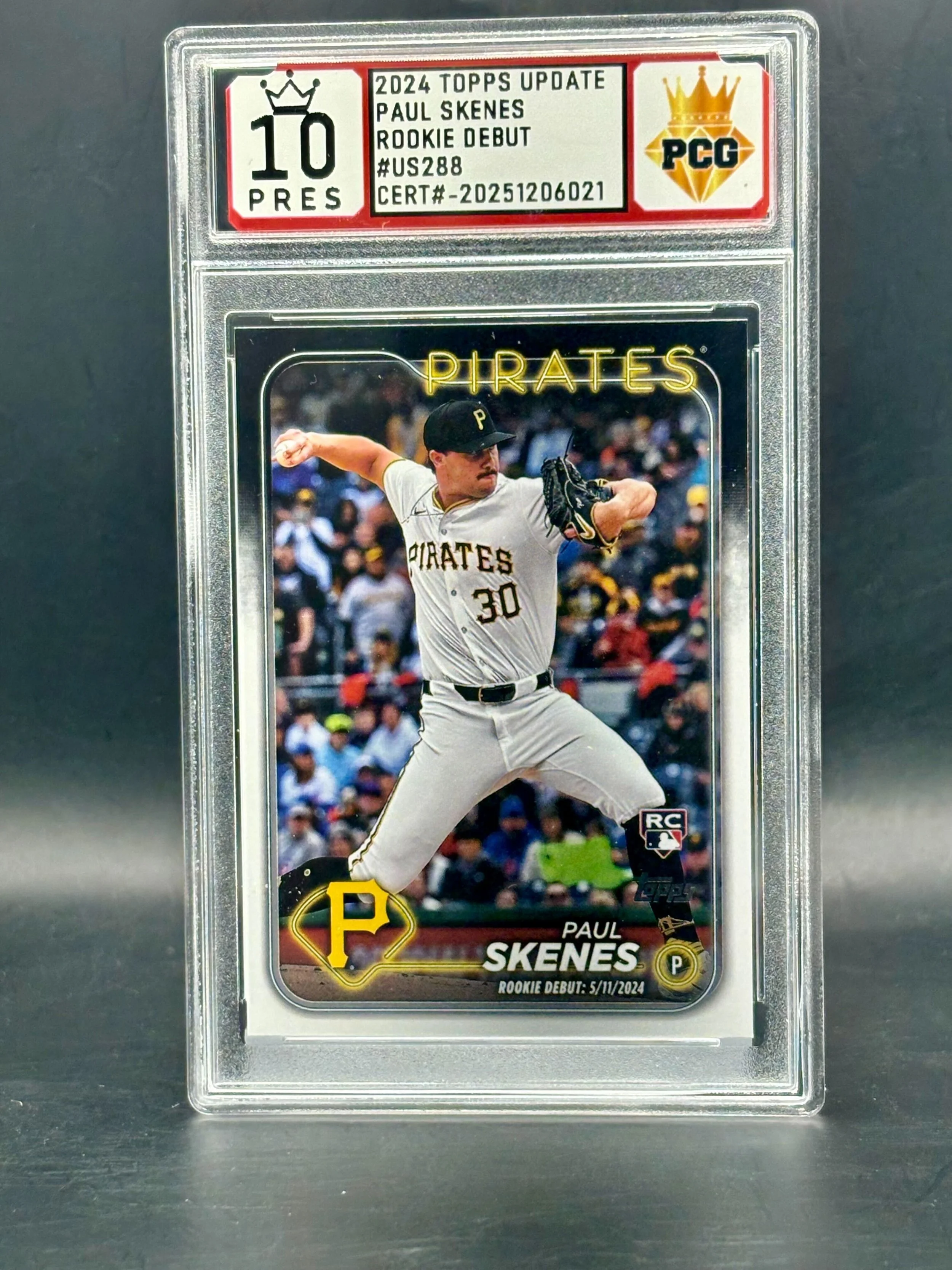 #20251206021 Paul Skenes RC 10 Prestigious (Highest Grade)