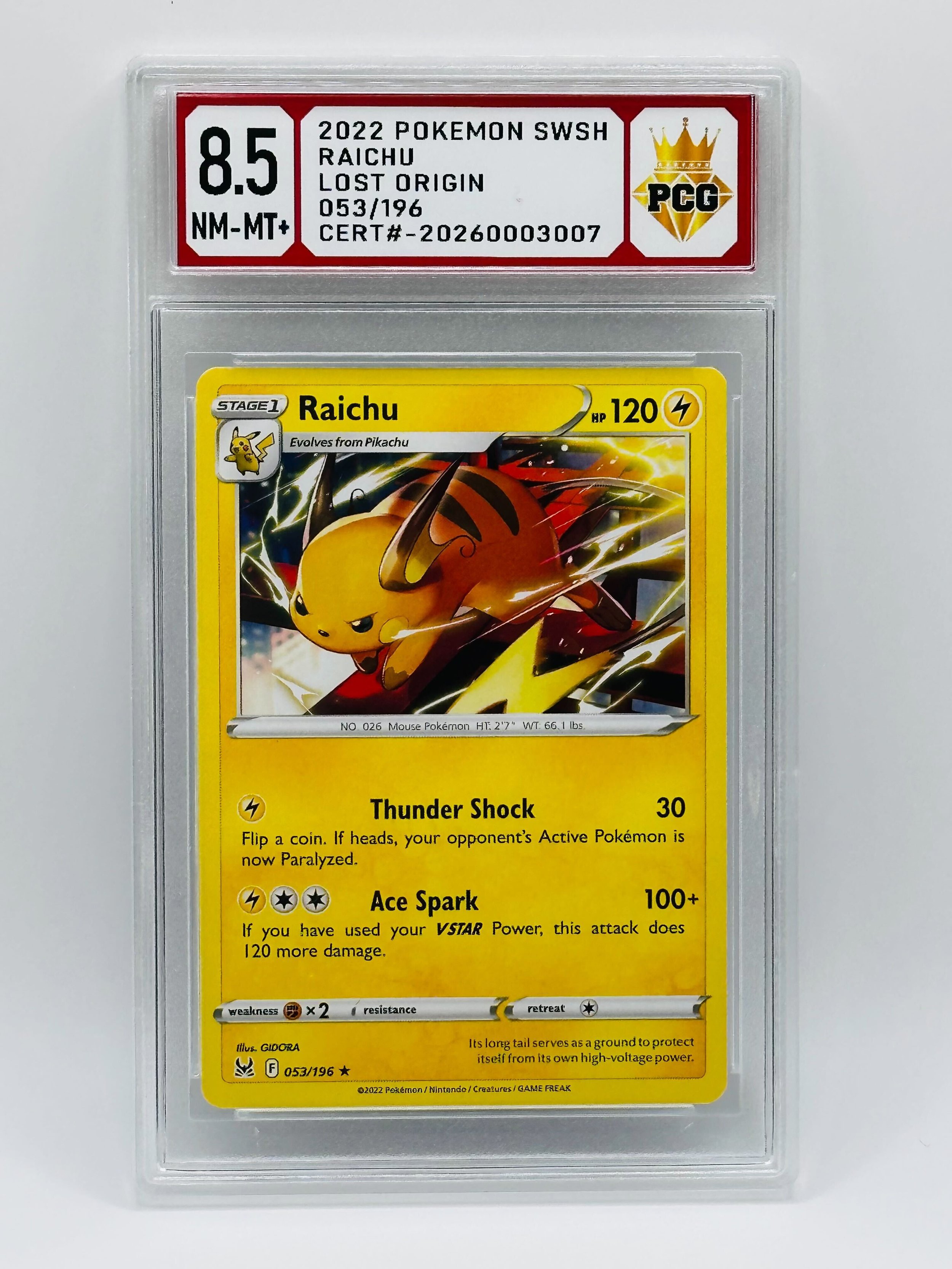 #20260003007 2022 RAICHU 8.5 NM-MT+