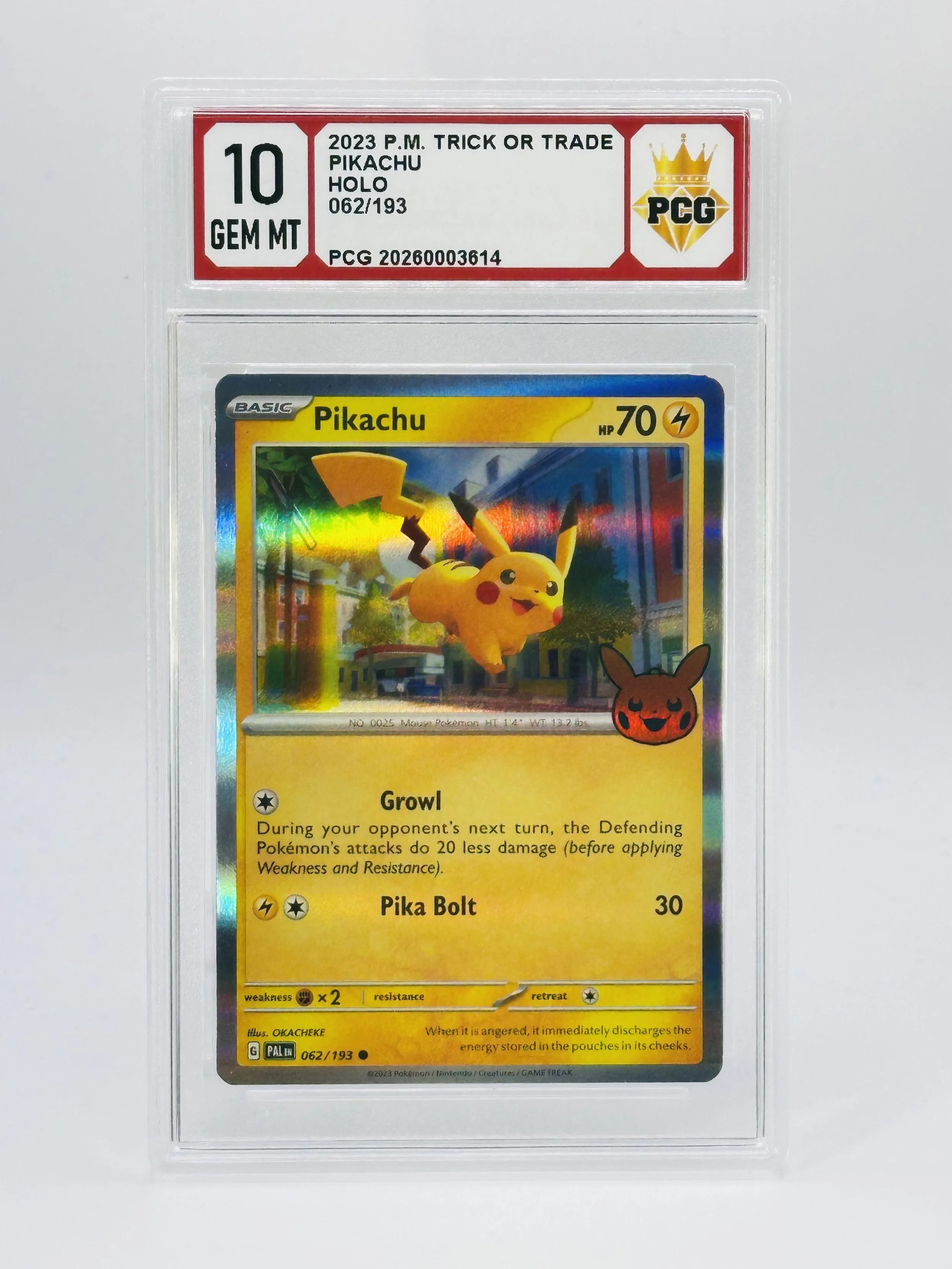 #20260003614 2023 PIKACHU 10 GEM MT