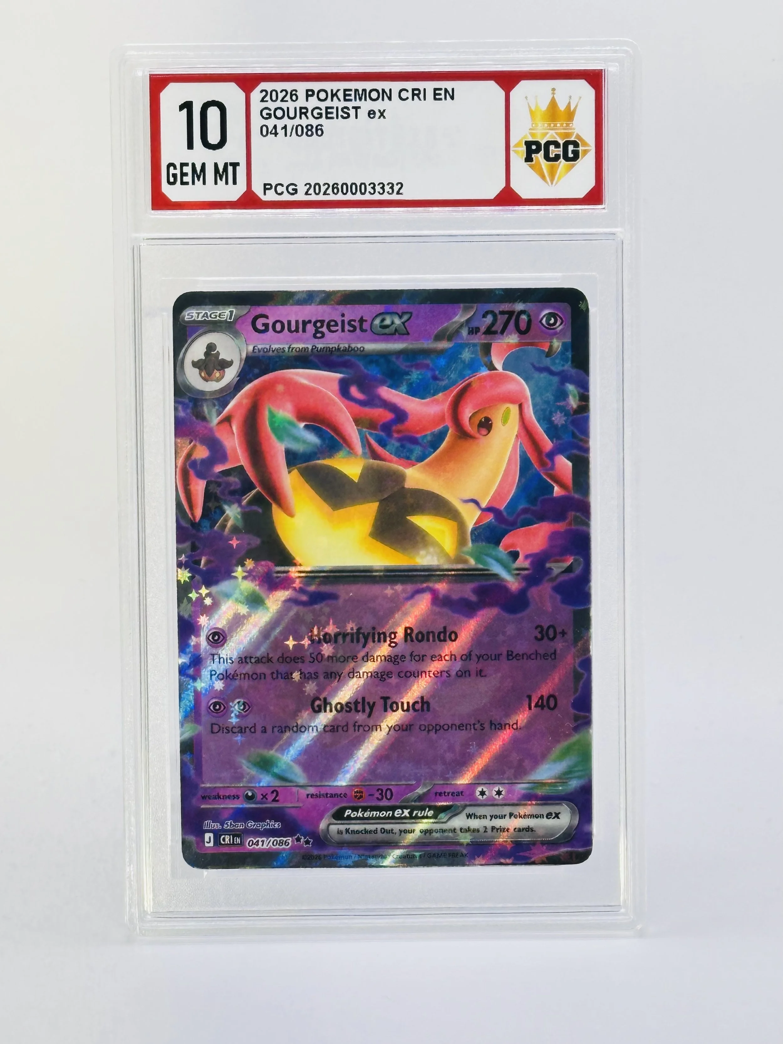 #20260003332 2026 GOURGEIST 10 GEM MT