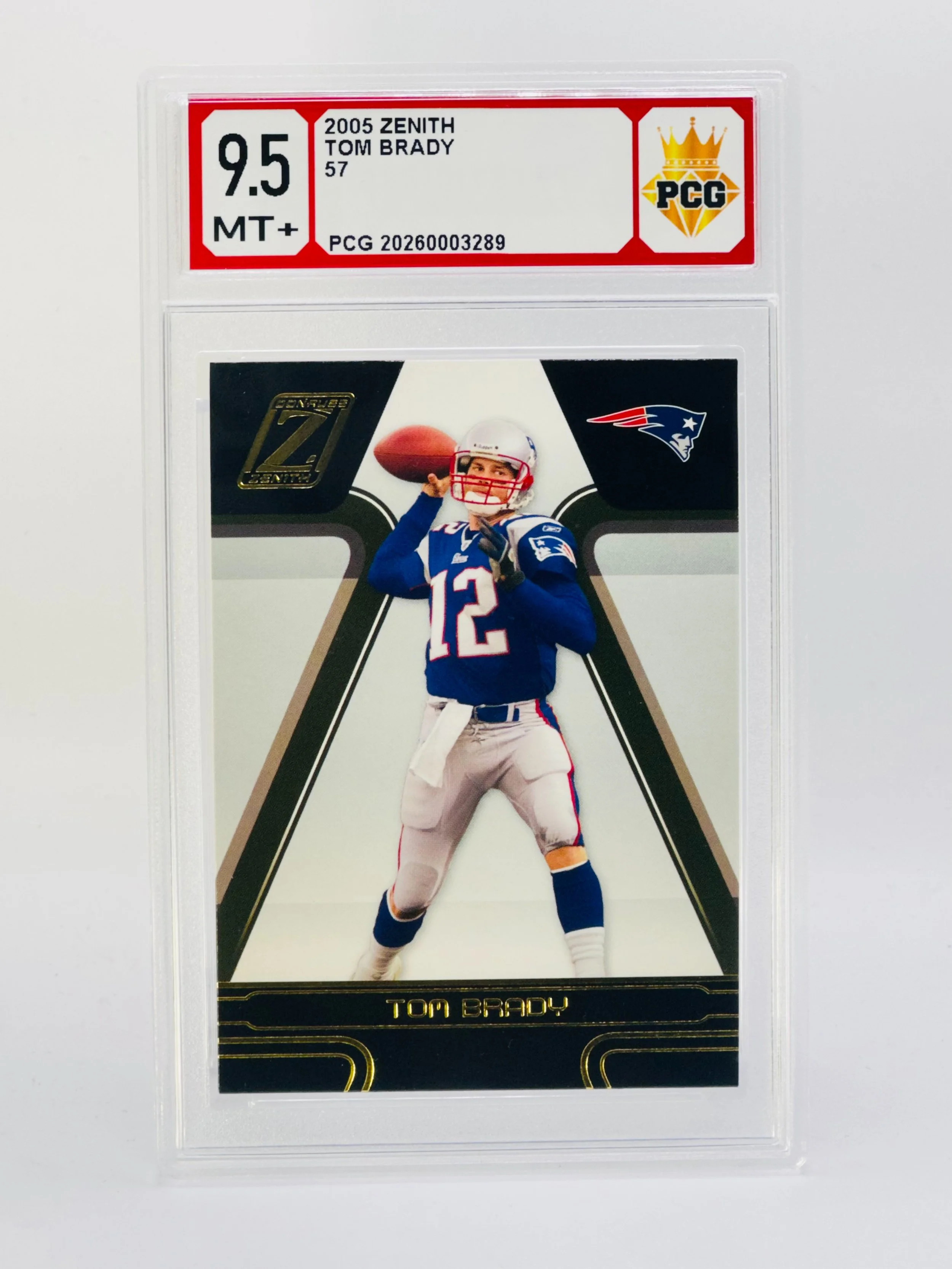 #20260003289 2005 TOM BRADY 9.5 MT+