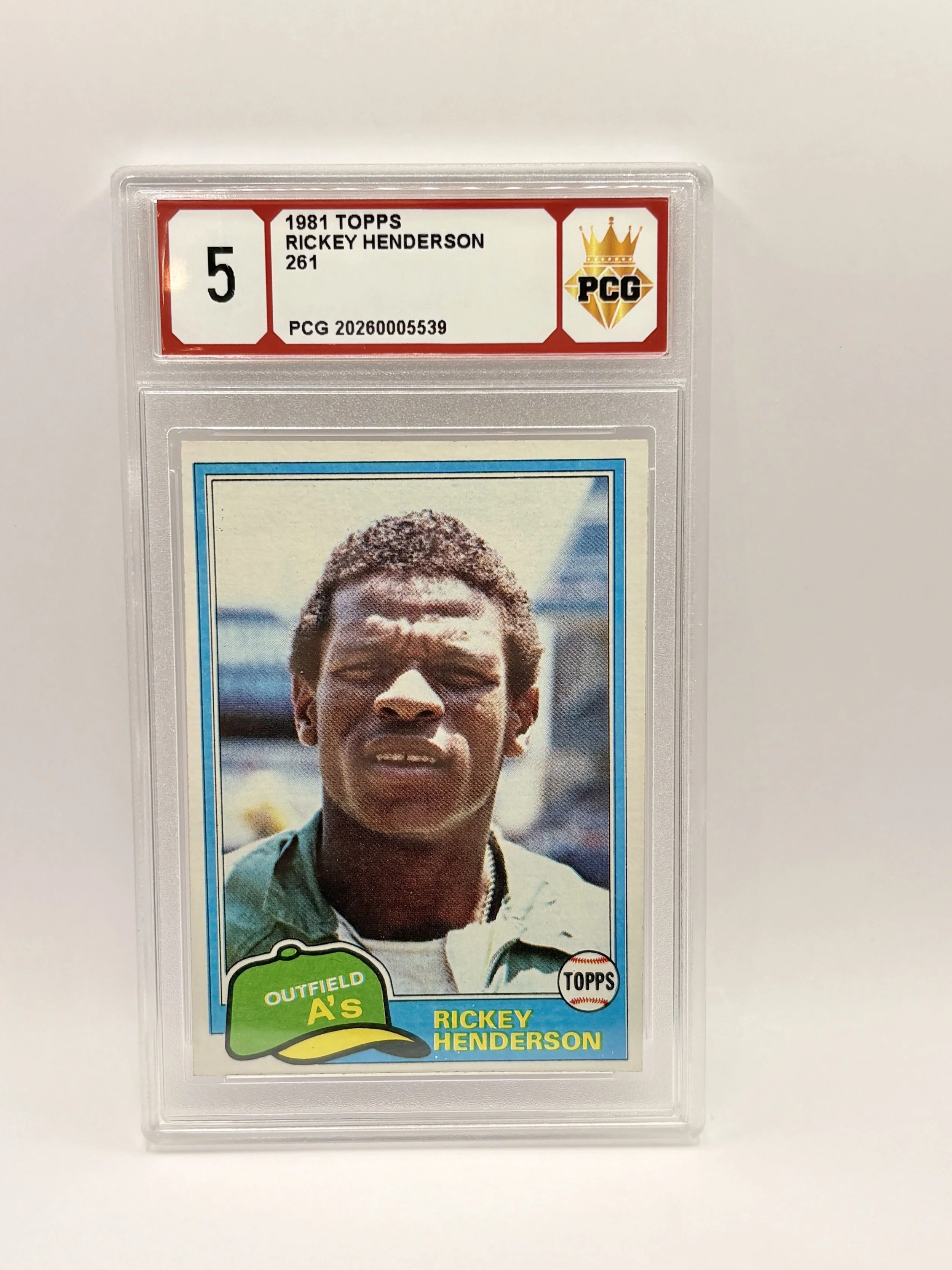 #20260005539 1981 RICKEY HENDERSON 5