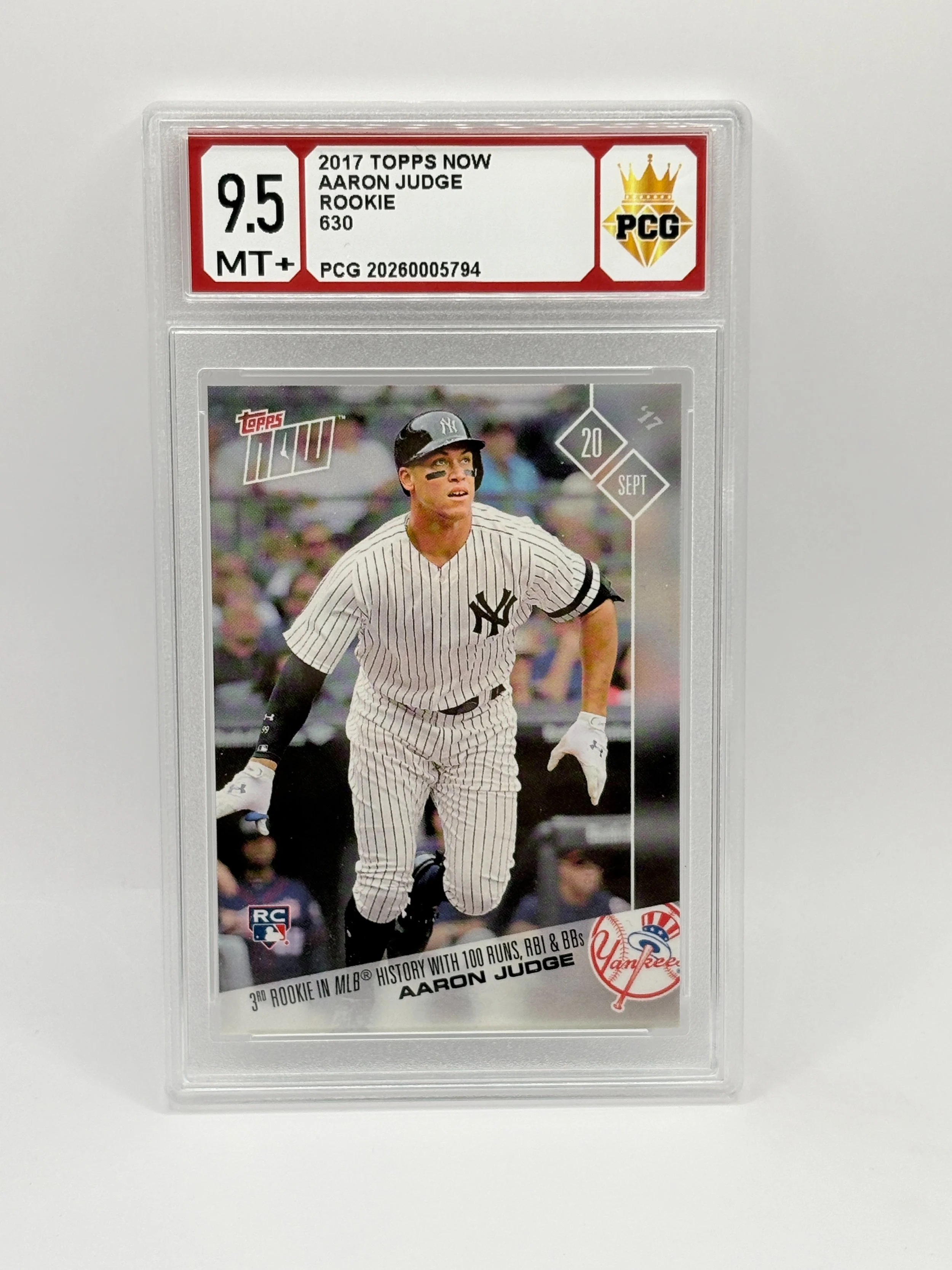 #20260005794 2017 AARON JUDGE RC 9.5 MT+
