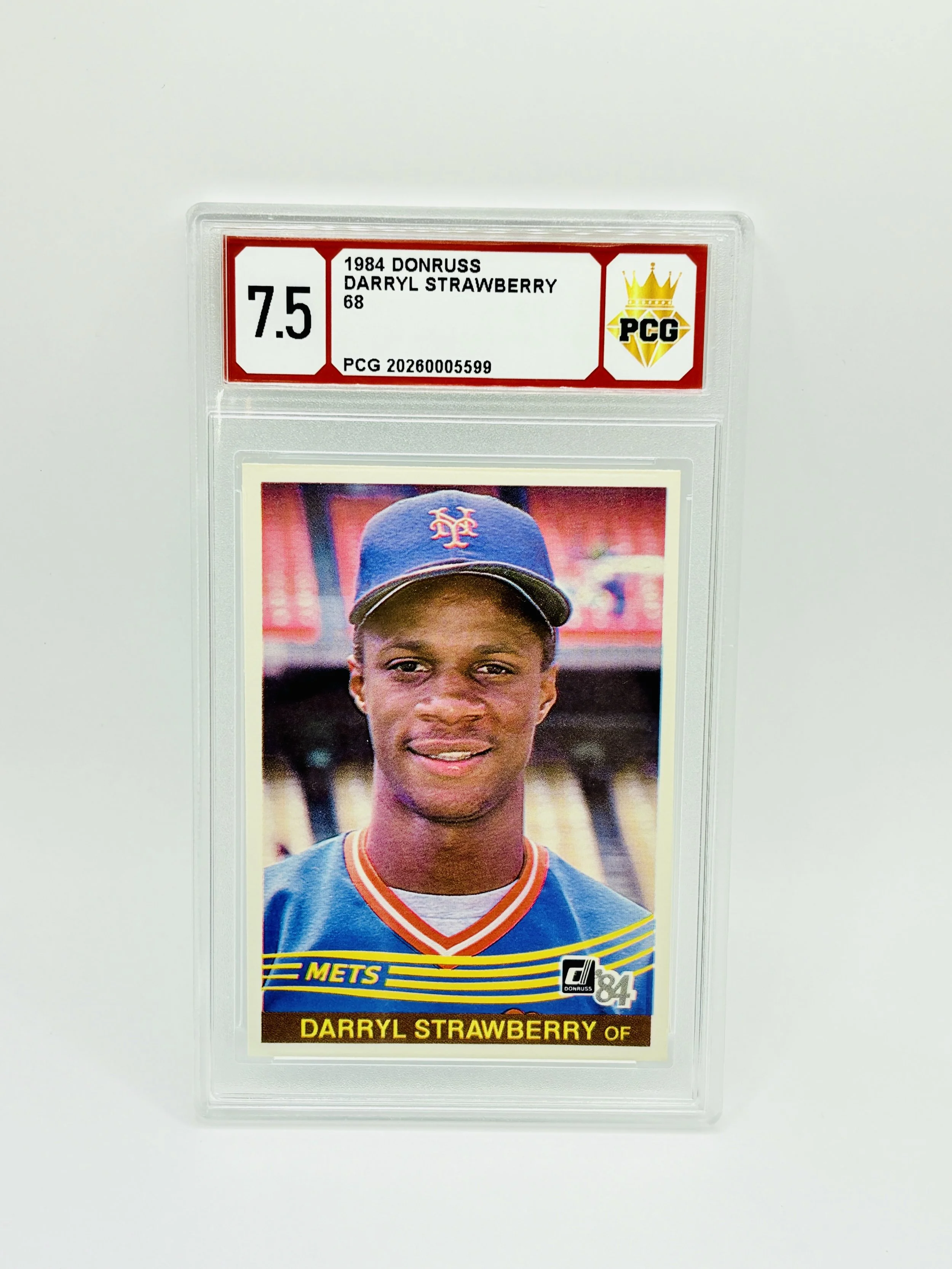 #20260005599 1984 DARRYL STRAWBERRY 7.5