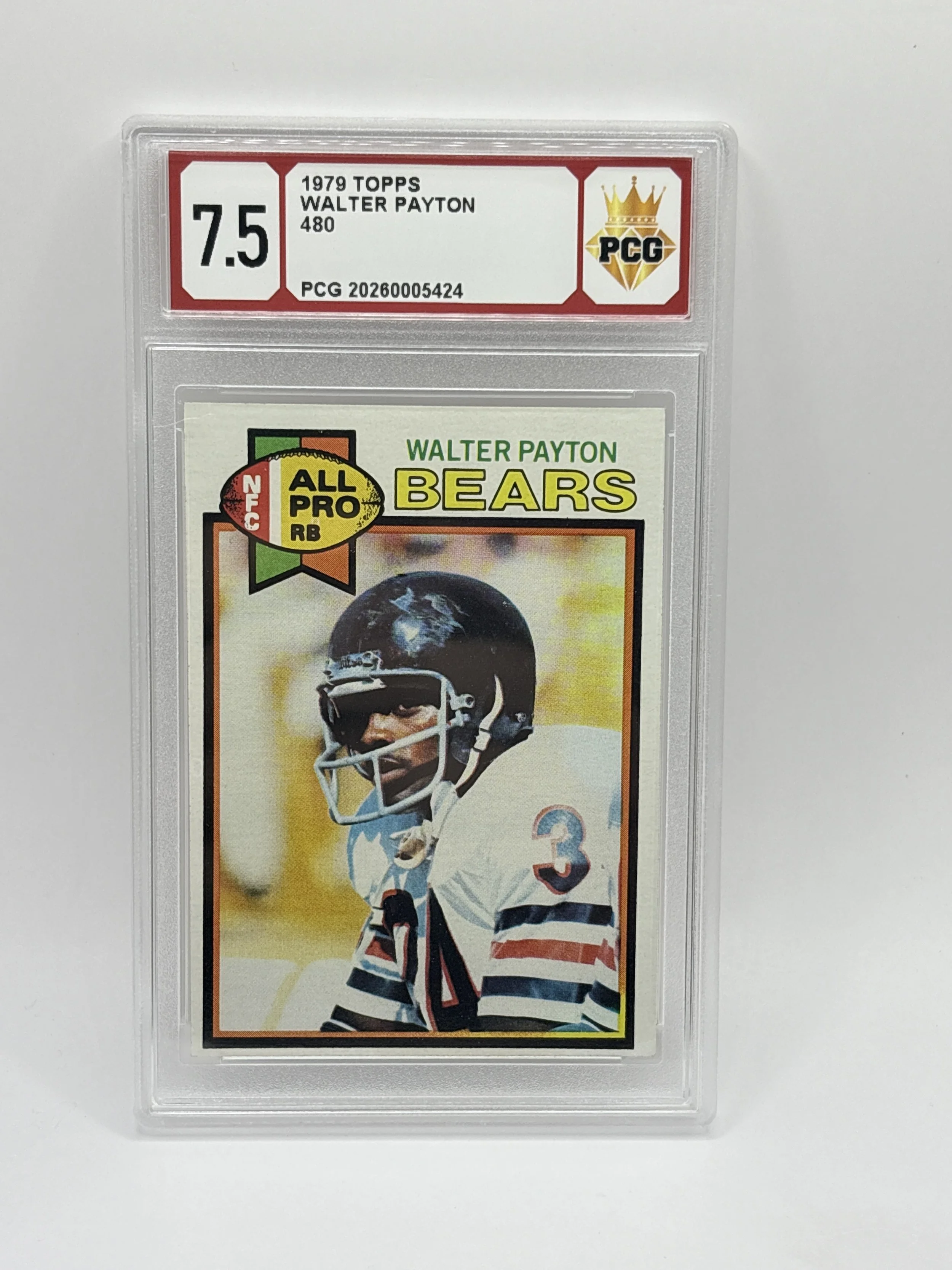 #20260005424 1979 WALTER PAYTON 7.5