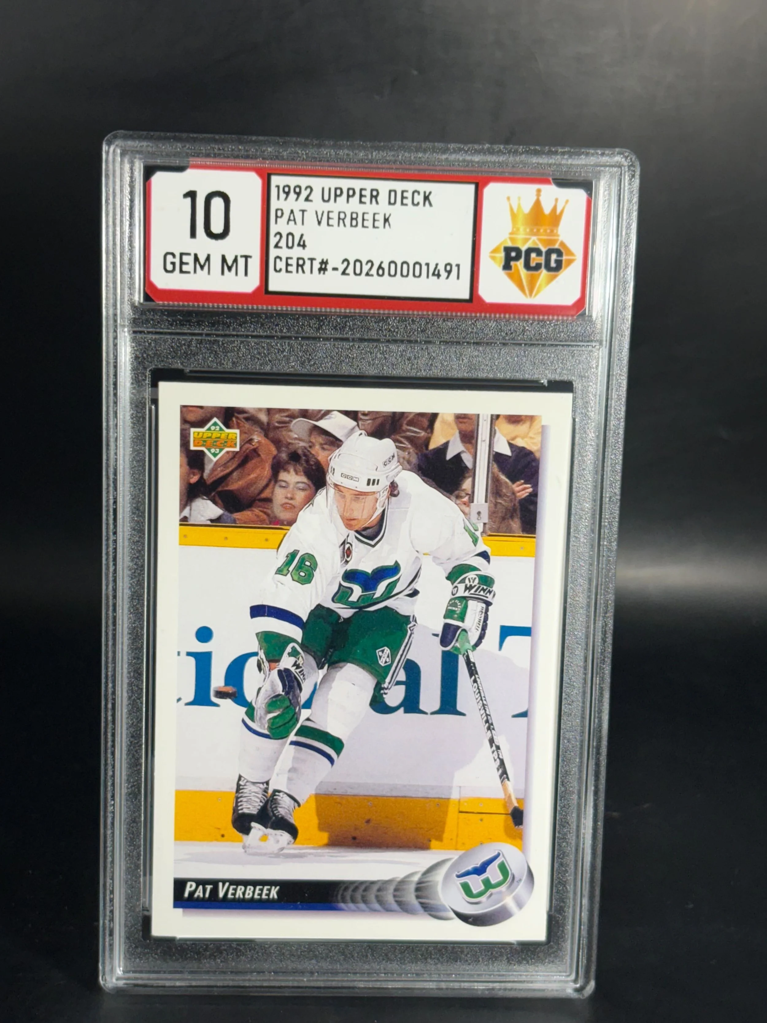 #20260001491 1992 PAT VERBEEK 10 GEM MT