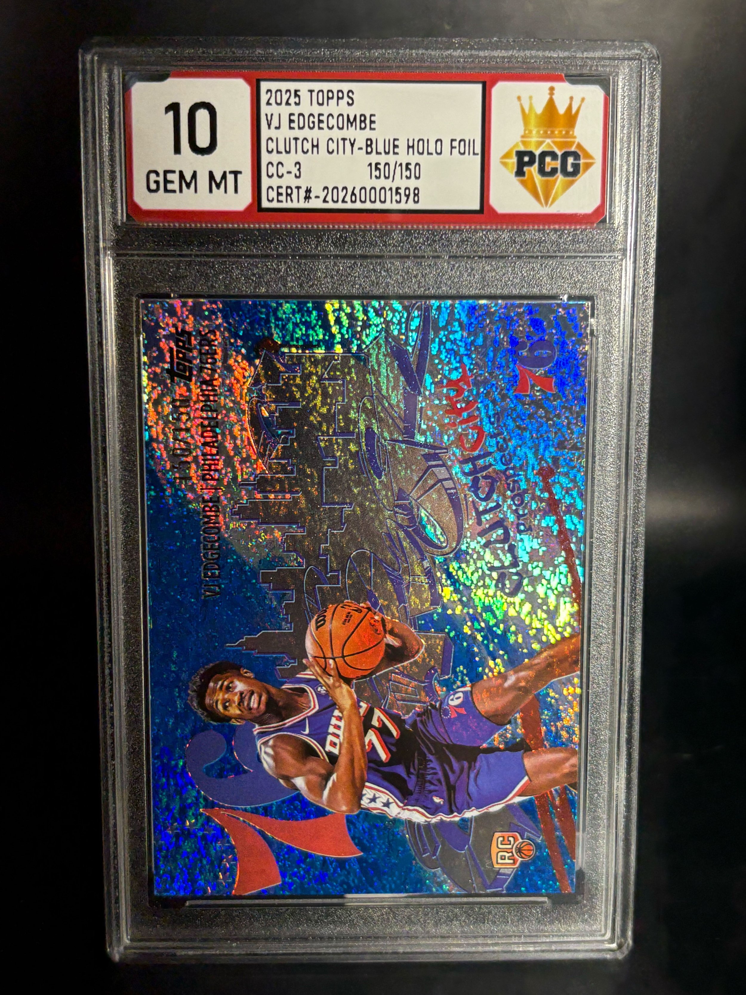 #20260001598 2025 VJ EDGECOMBE RC 10 GEM MT