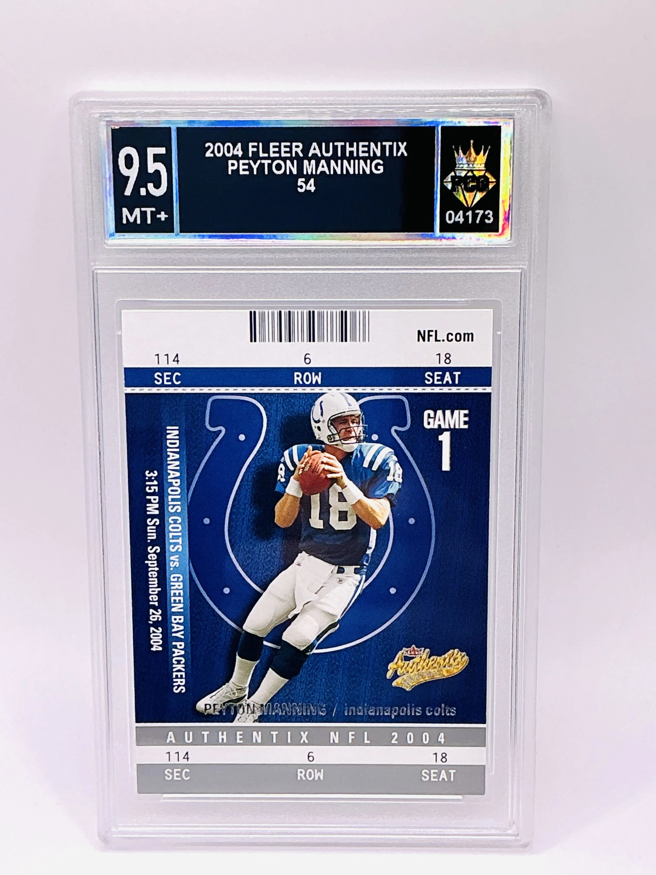 #04173 2004 PEYTON MANNING 9.5 MT+