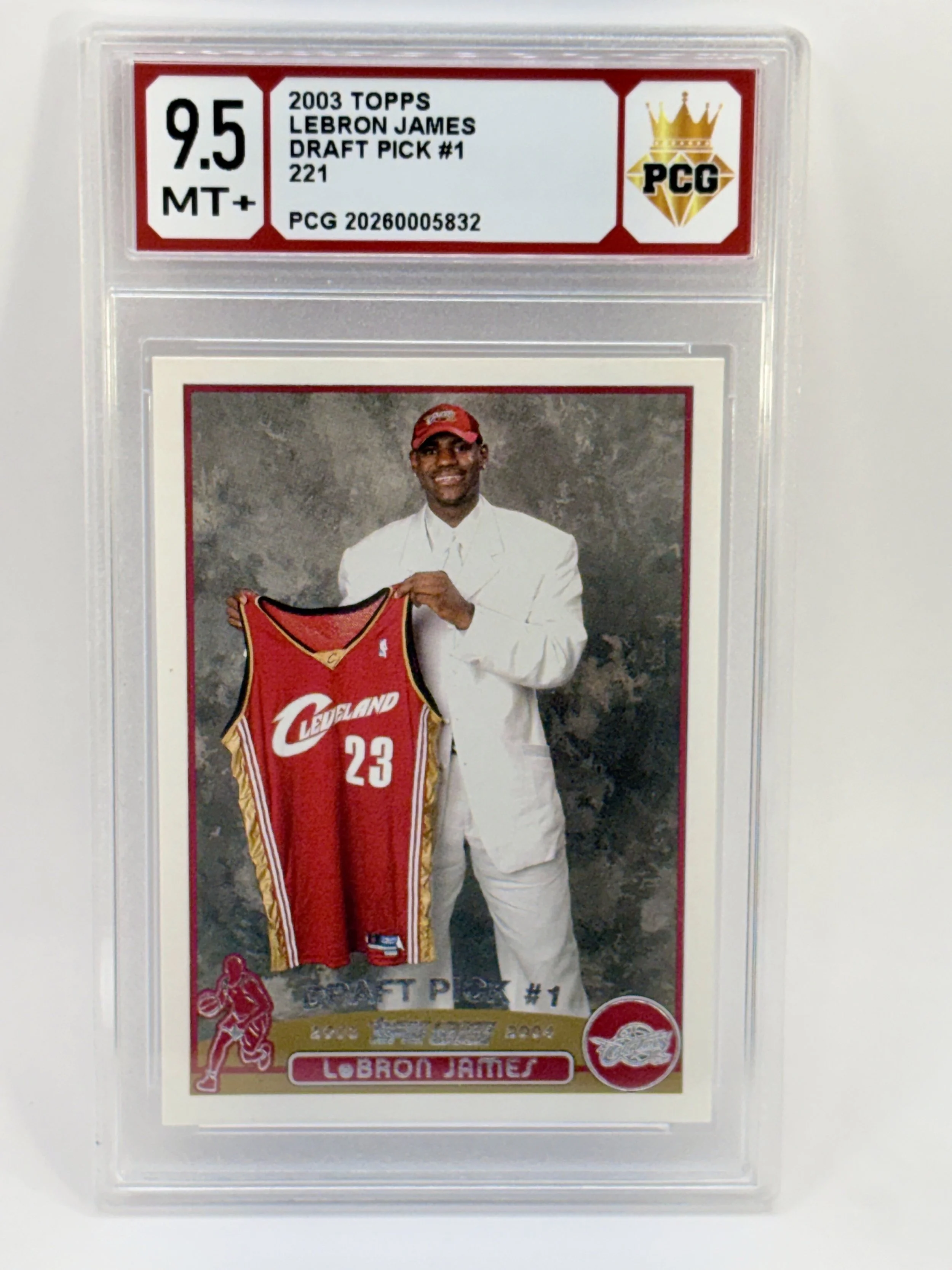 #20260005832 2003 LEBRON JAMES 9.5 MT+