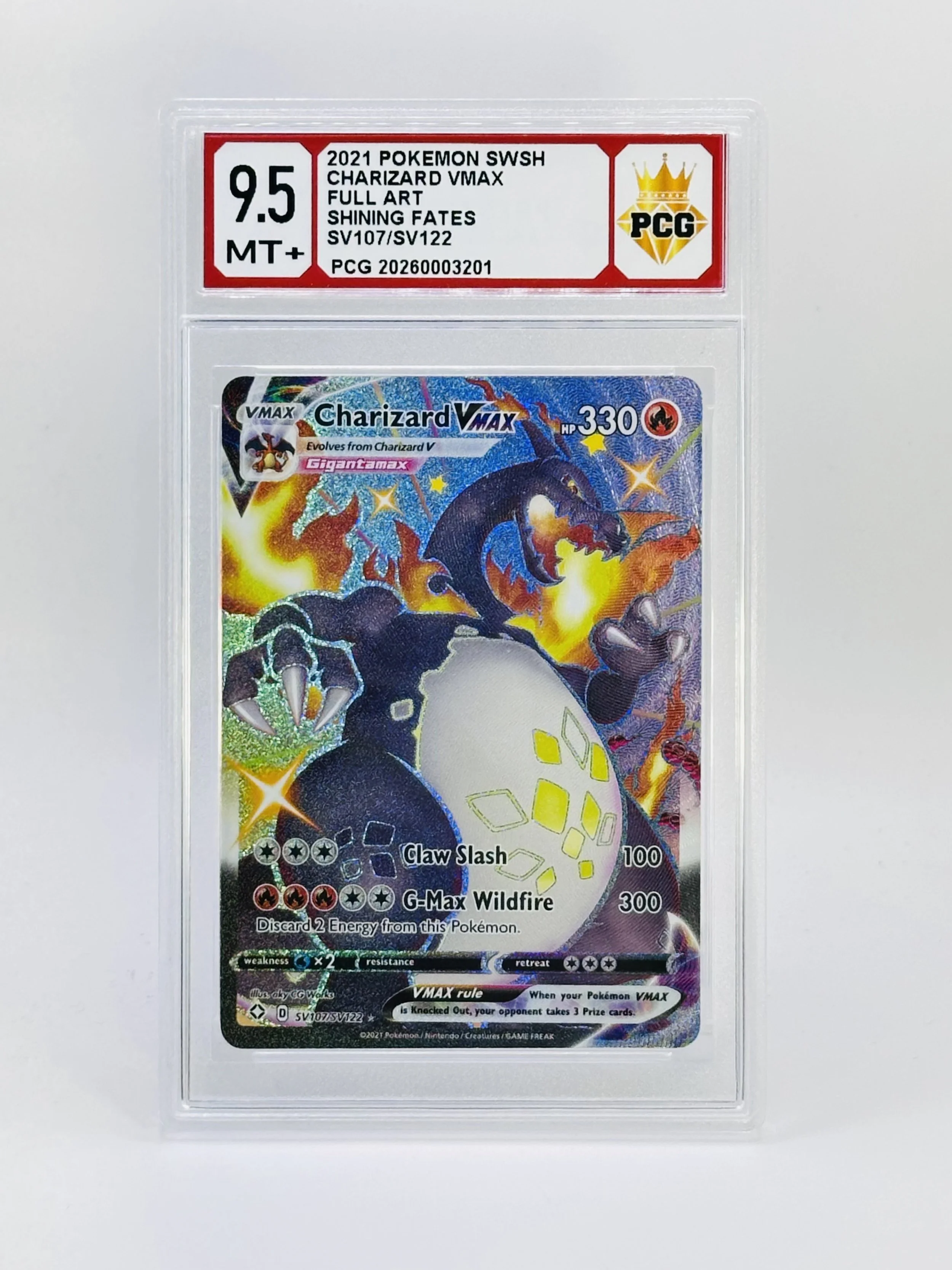 #20260003201 2021 CHARIZARD VMAX 9.5 MT+