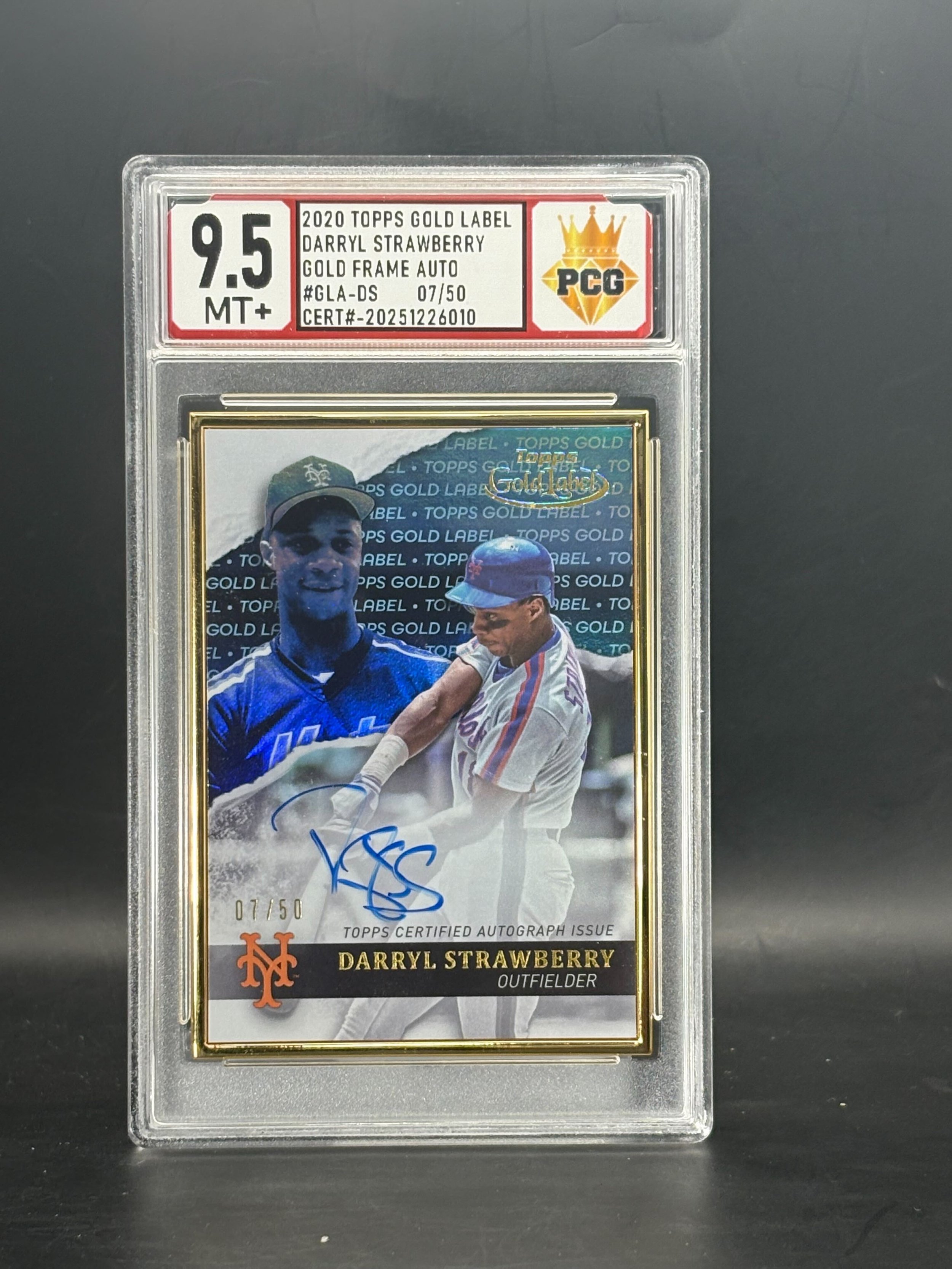 #20251226010 2020 DARRYL STRAWBERRY 9.5 MT +