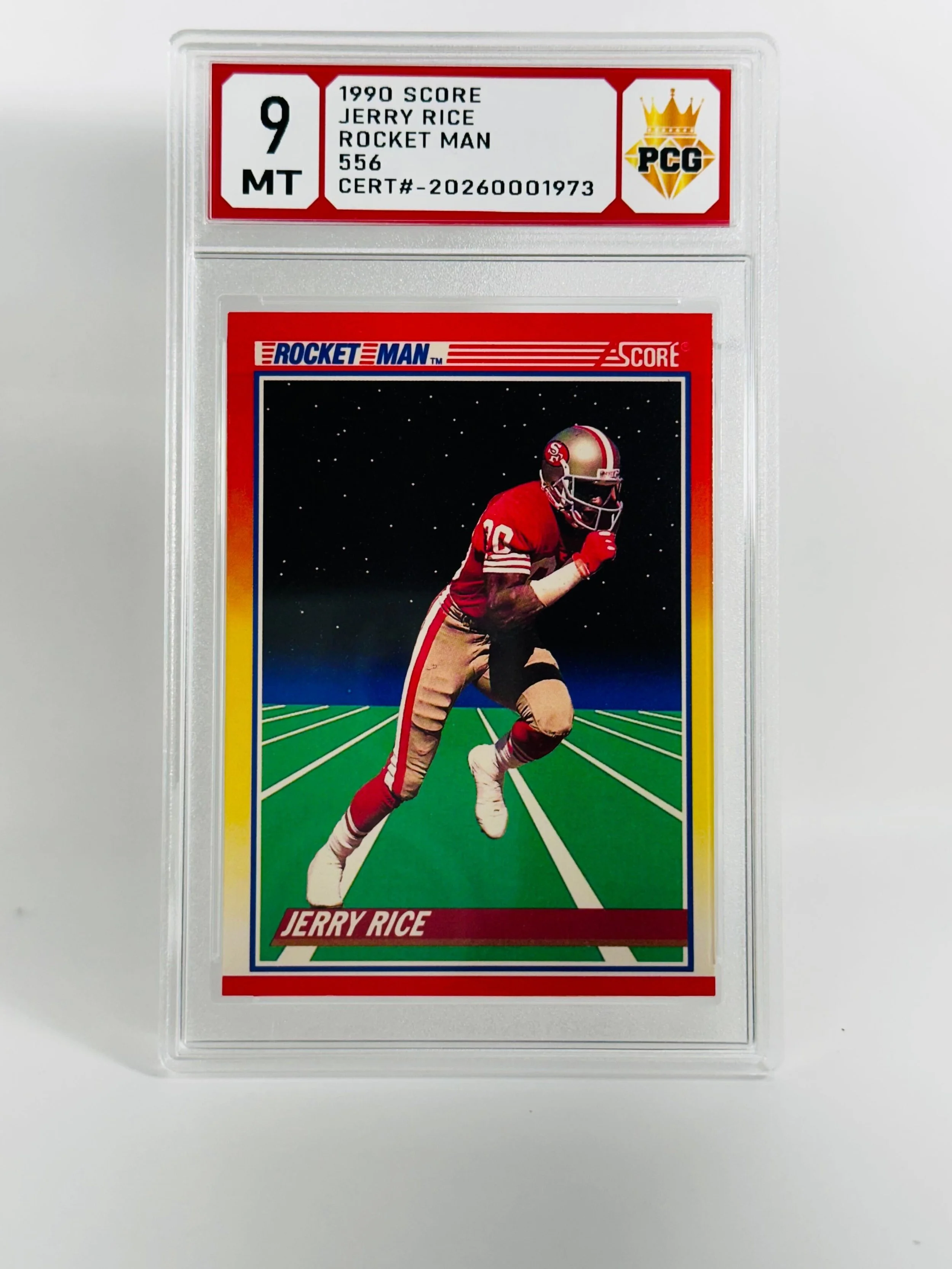 #20260001973 1990 JERRY RICE 9 MT
