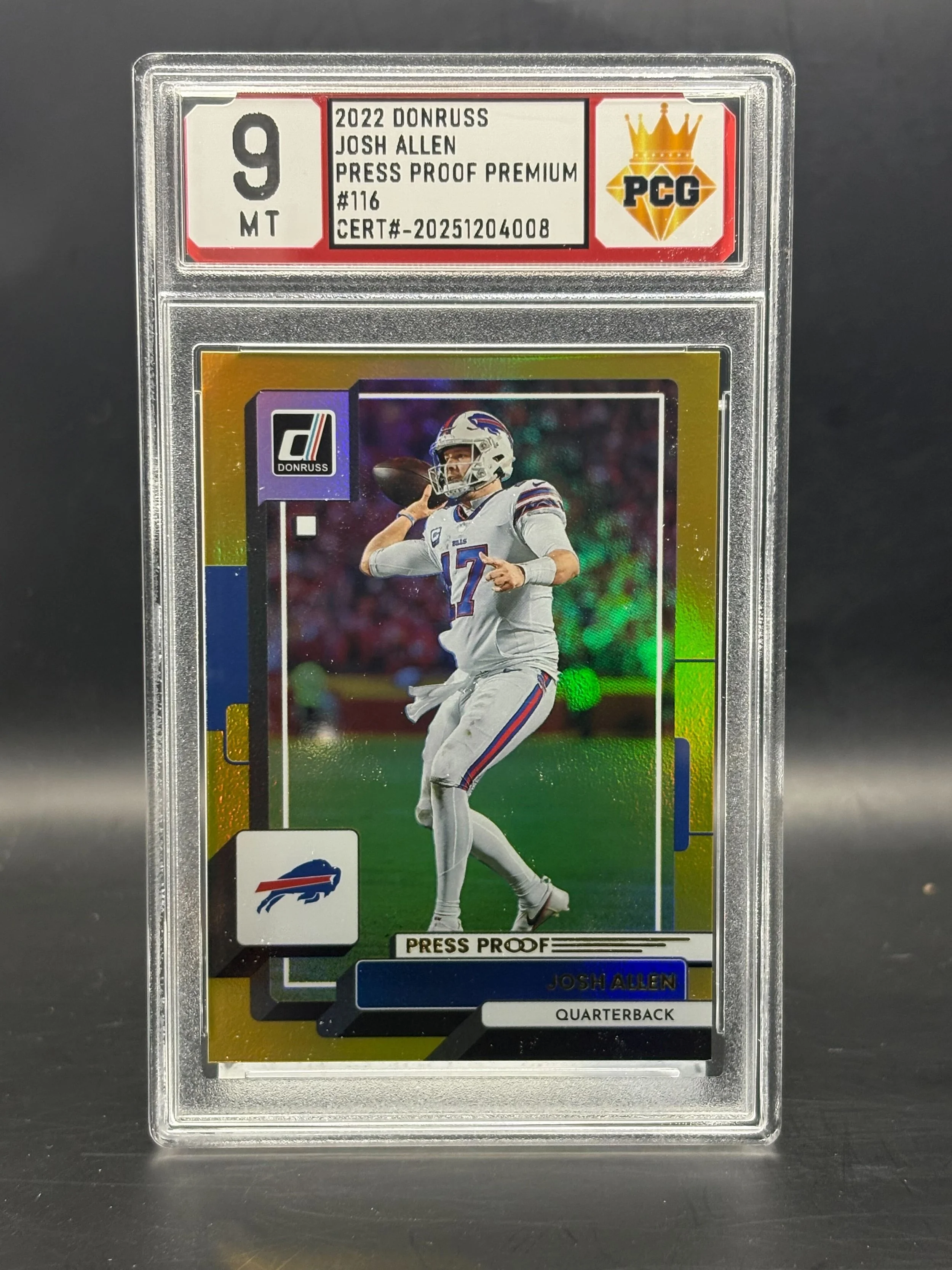 #20251204008 Josh Allen 9 MT