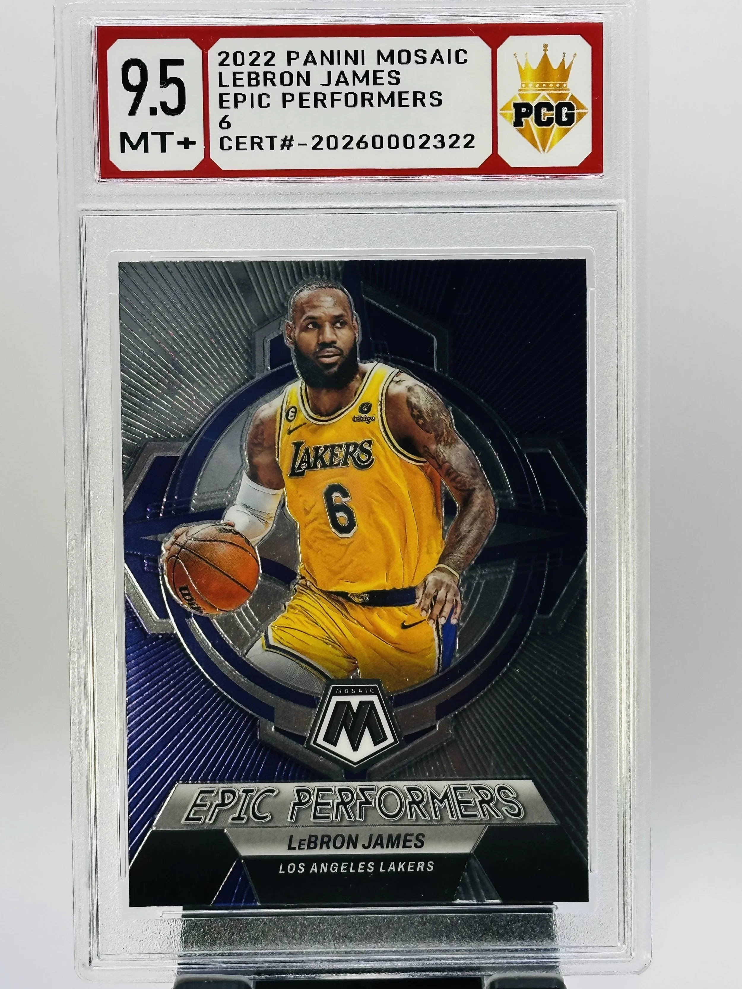 #20260002322 2022 LEBRON JAMES 9.5 MT+