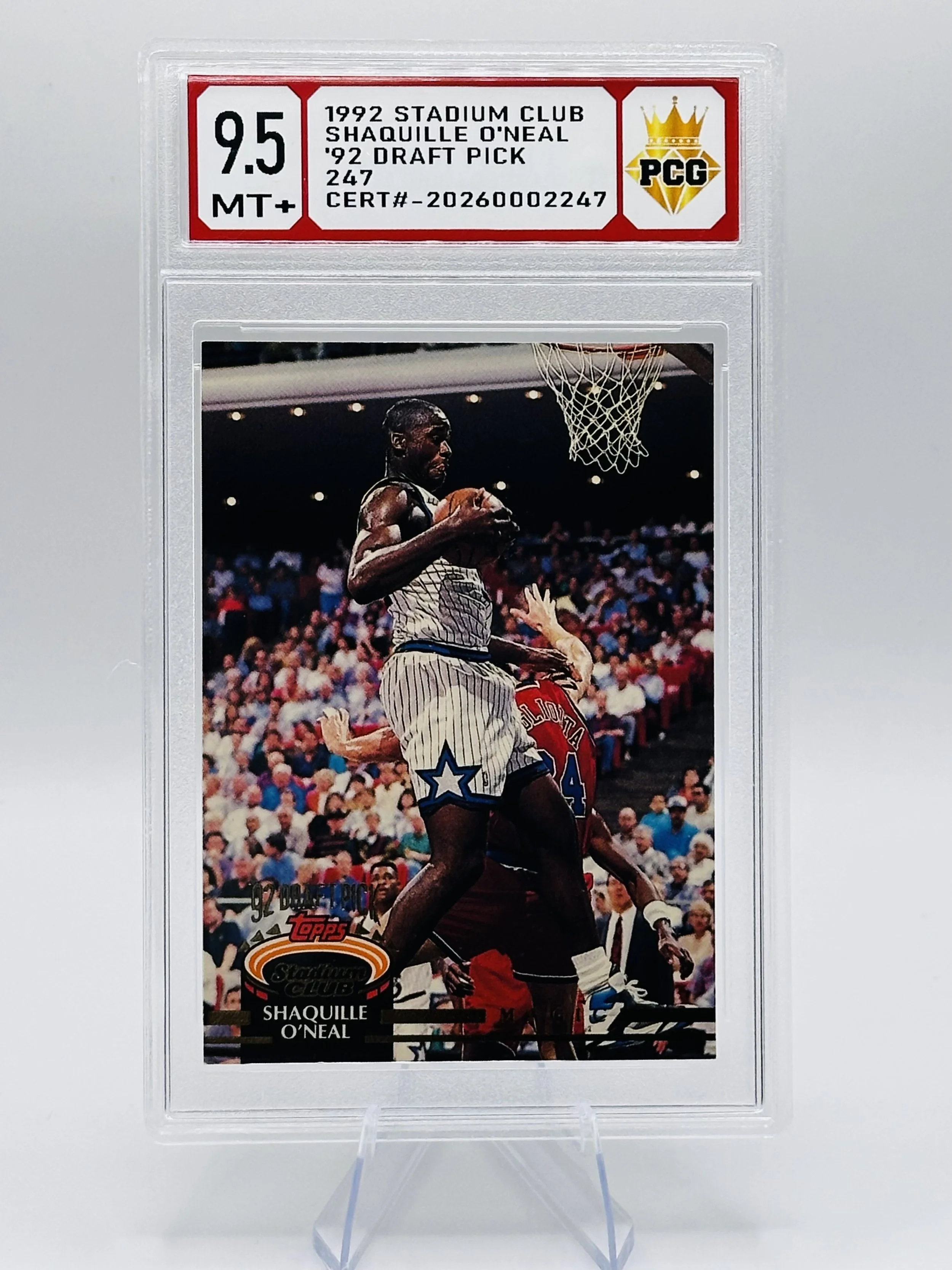 #20260002247 1992 SHAQUILLE O'NEAL 9.5 MT+