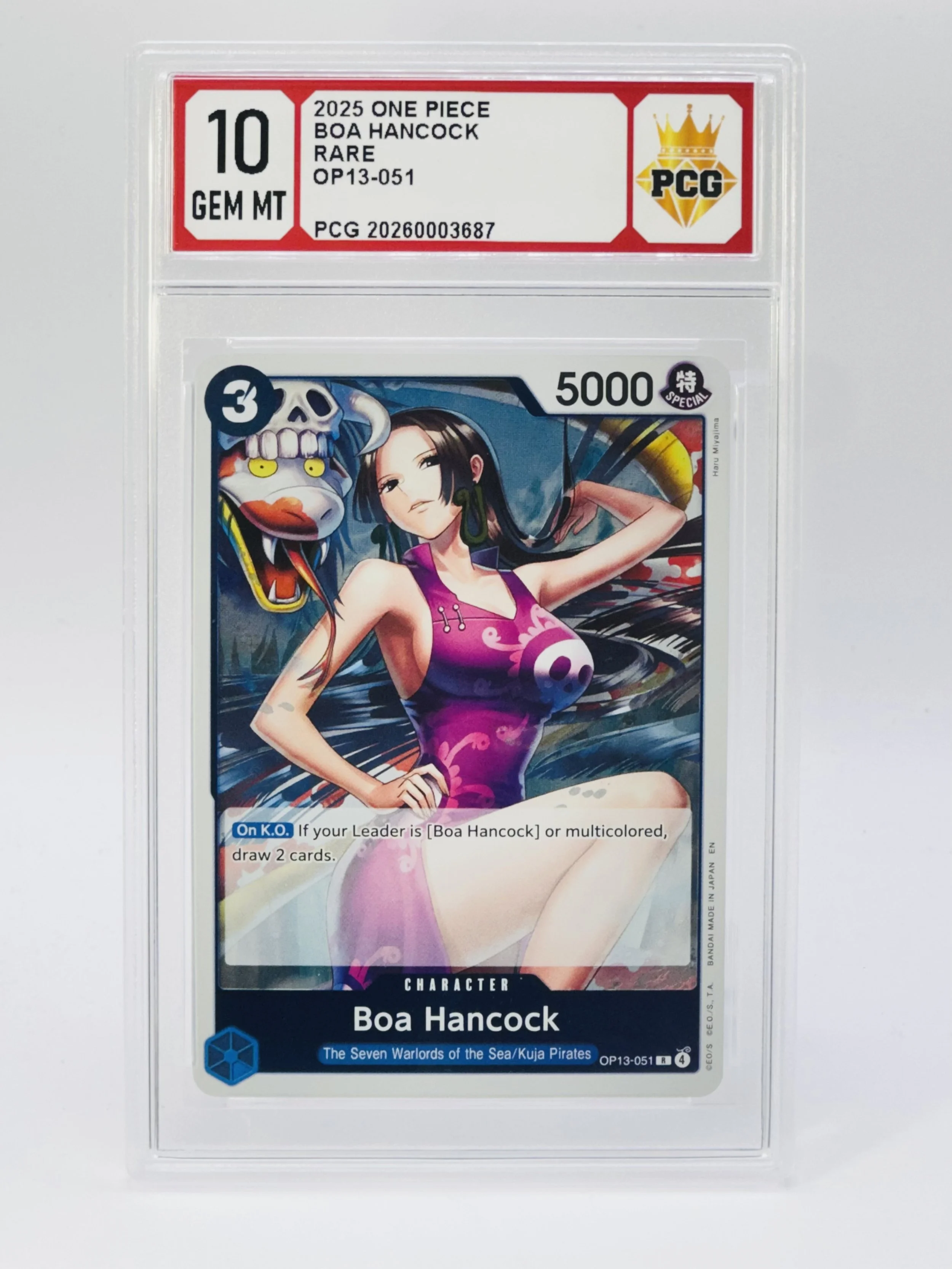 #20260003687 2025 BOA HANCOCK 10 GEM MT