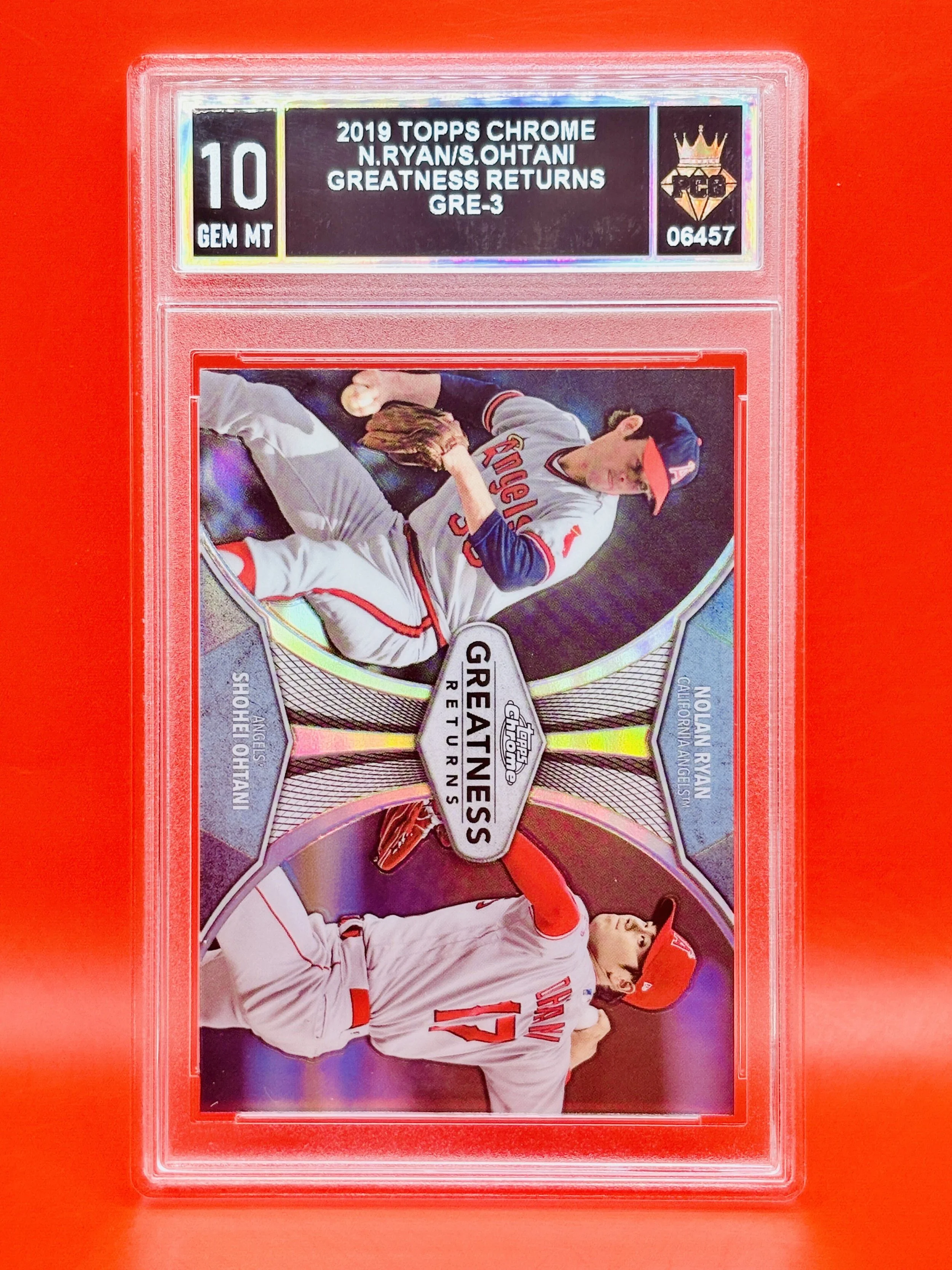 #06457 2019 N.RYAN/S.OHTANI 10 GEM MT