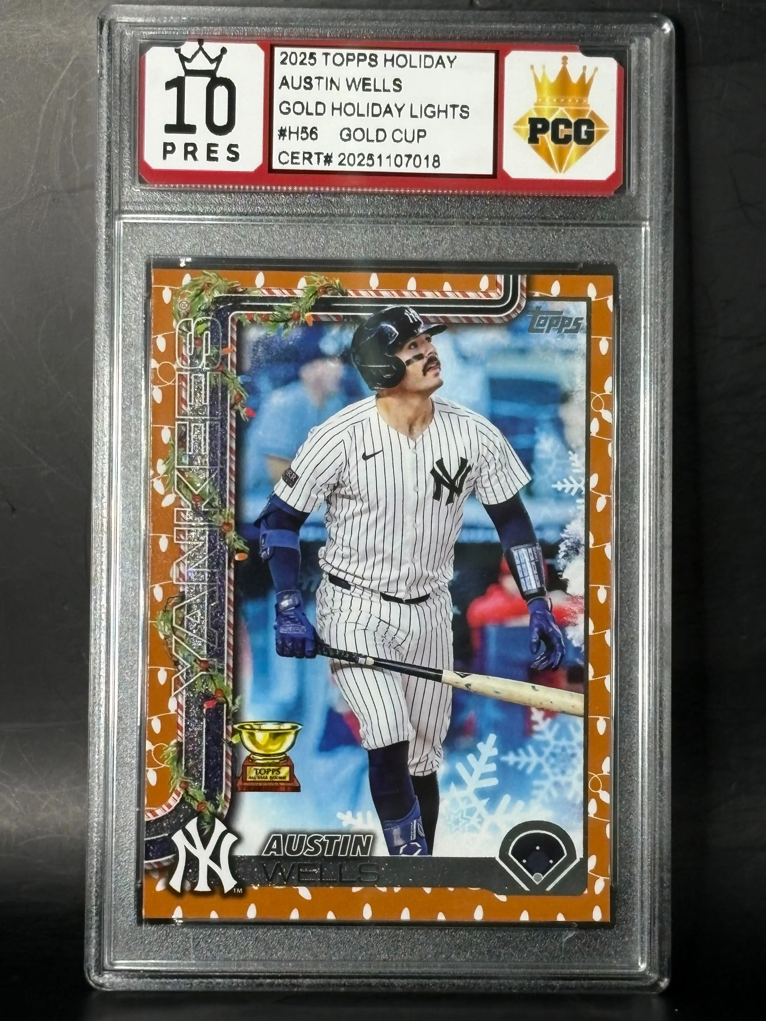 #20251107018 Austin Wells 10 Prestigious (Perfect Grade)