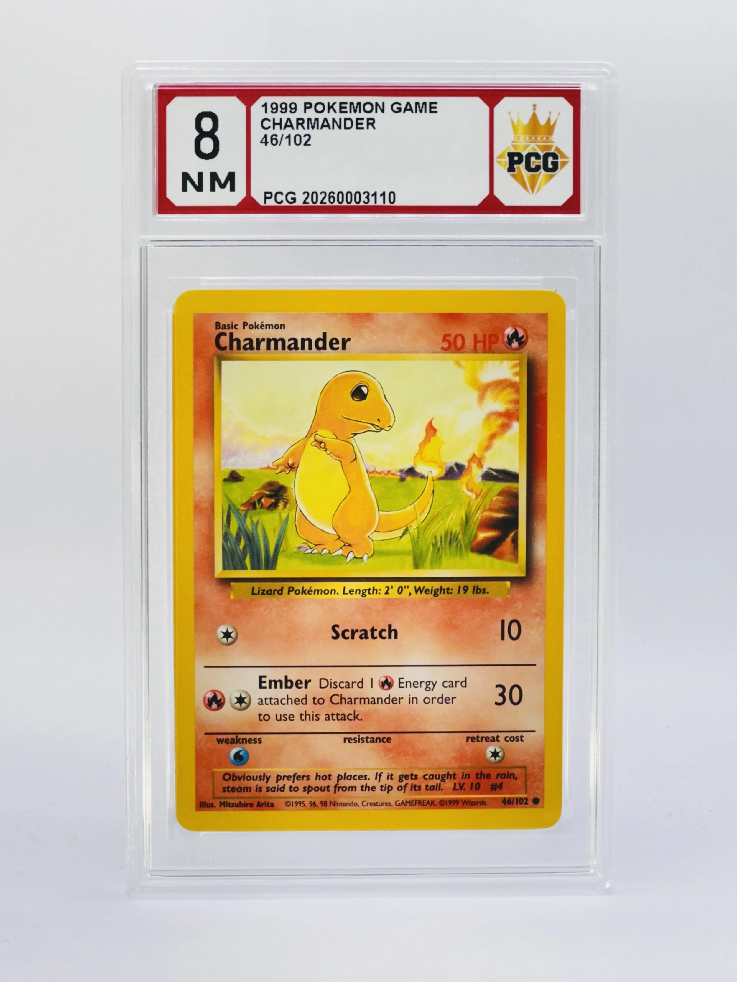 #20260003110 1999 CHARMANDER 8 NM