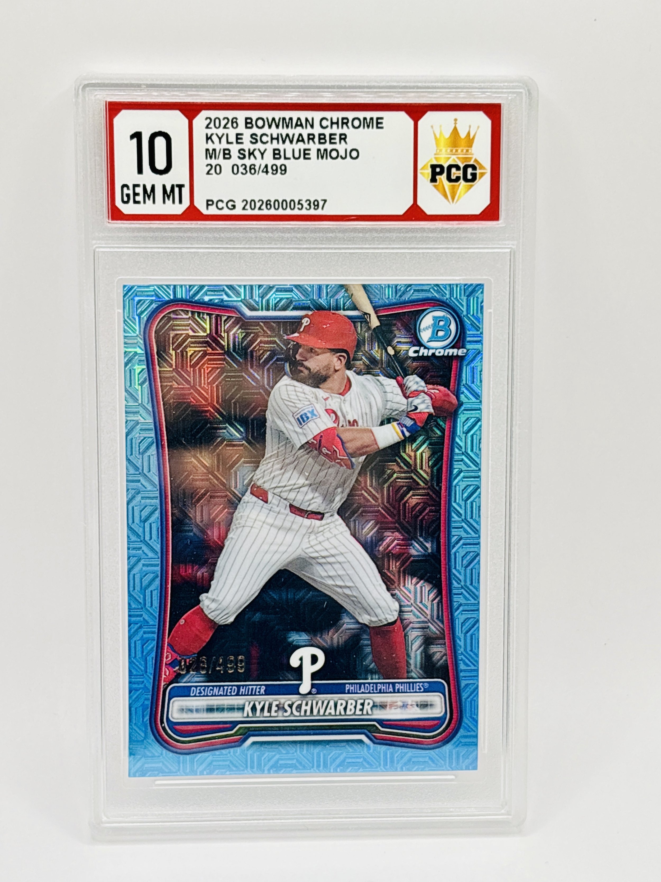 #20260005397 2026 KYLE SCWARBER 10 GEM MT