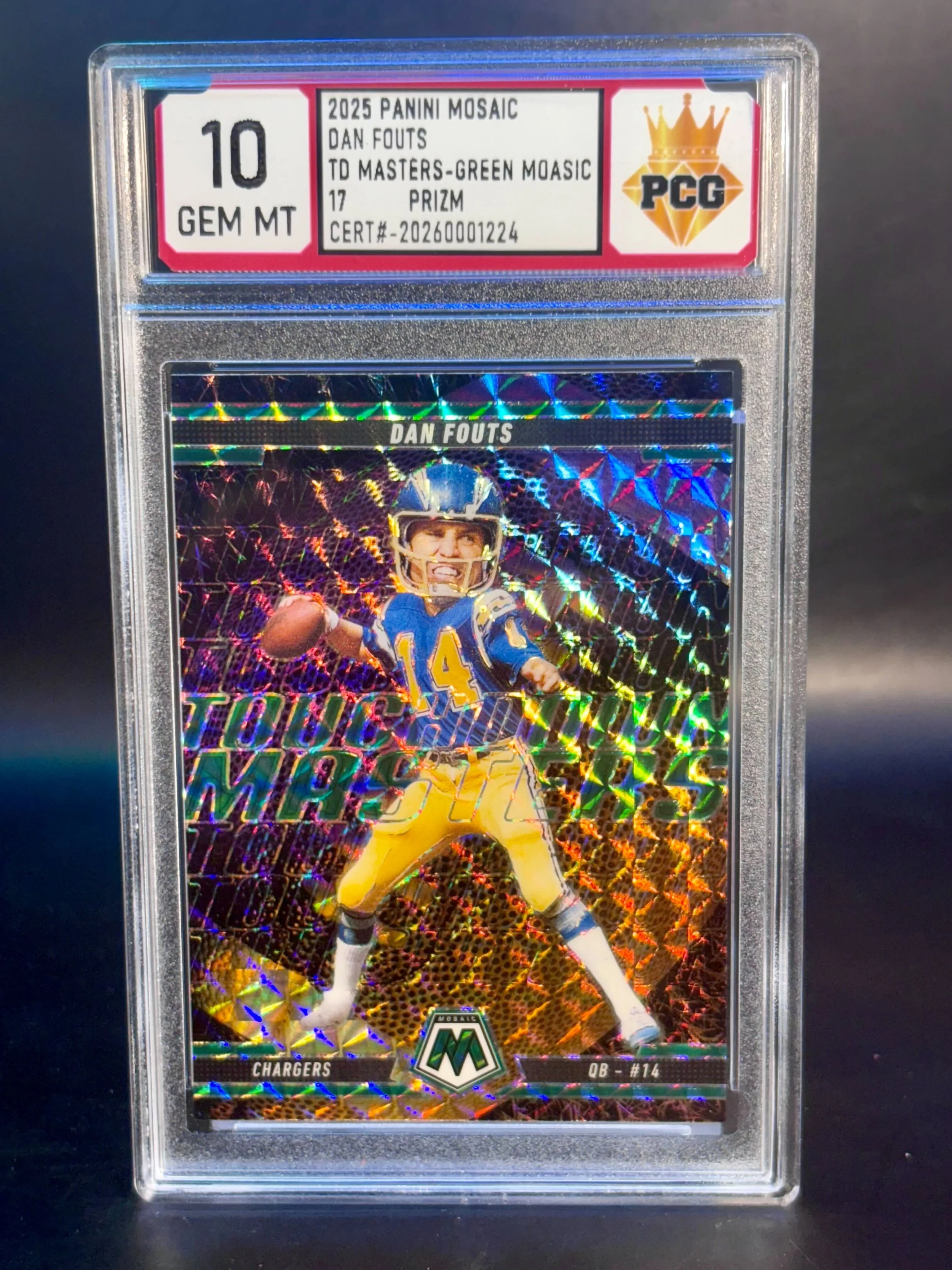 #20260001224 2025 DAN FOUTS 10 GEM MT