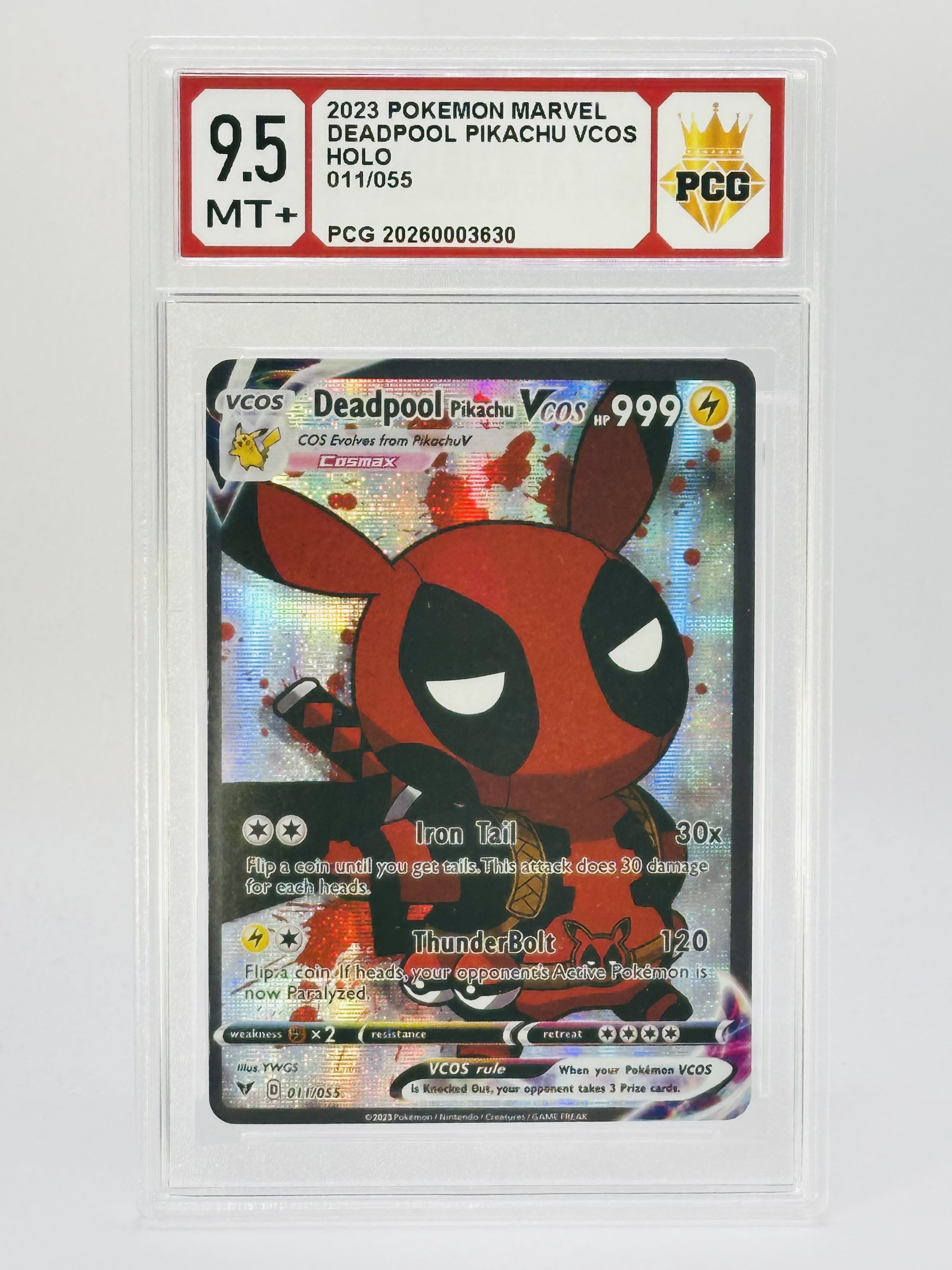 #20260003630 2023 DEADPOOL PIKACHU VCOS 9.5 MT+