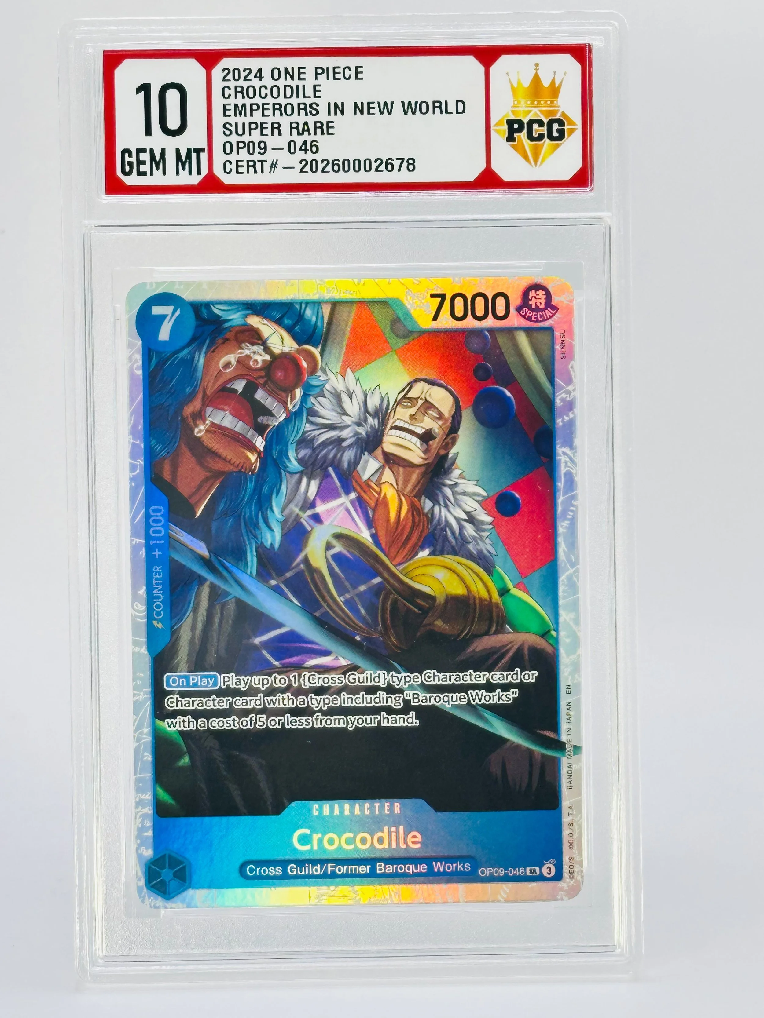 #20260002678 2024 CROCDILE 10 GEM MT
