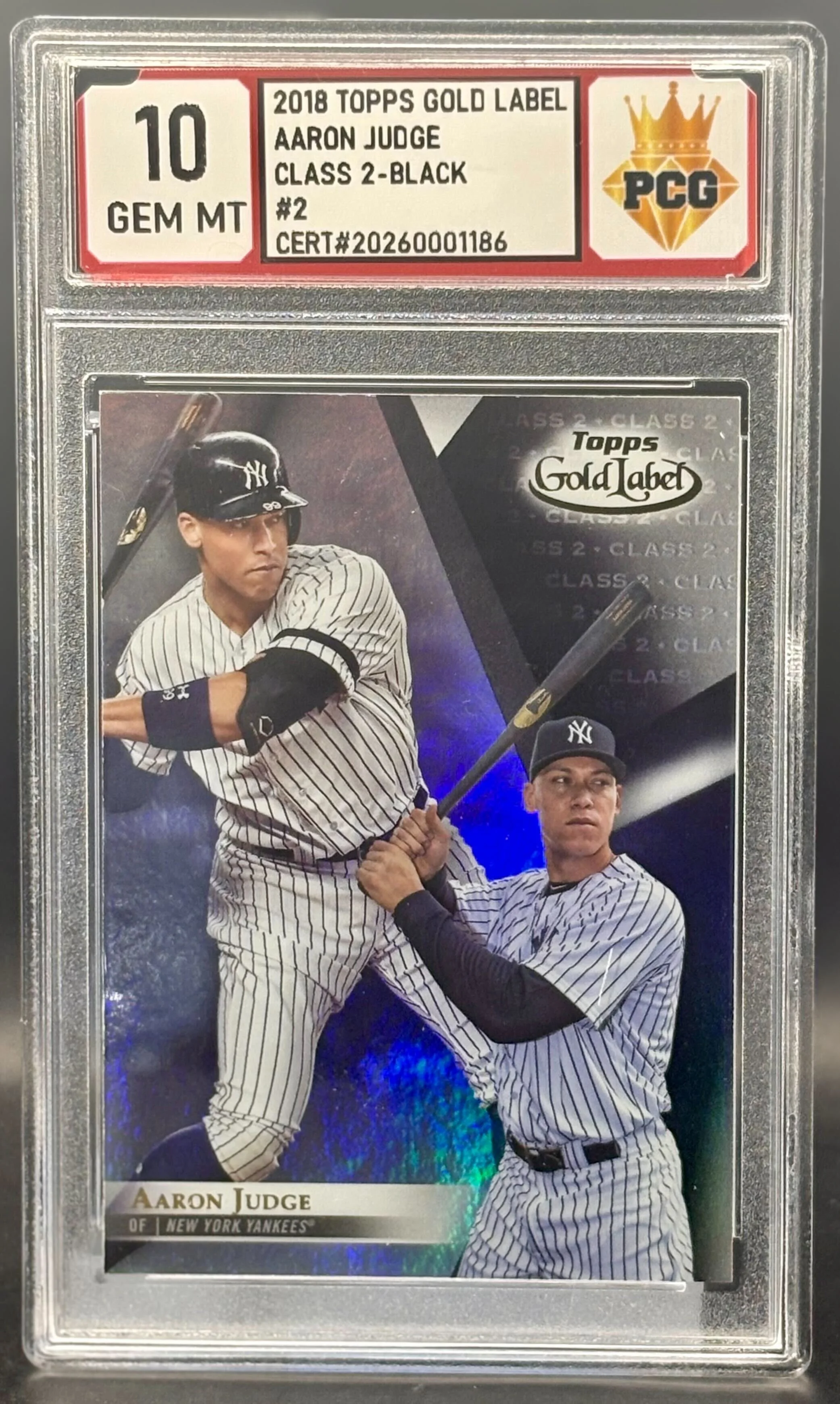 #20260001186 2018 AARON JUDGE 10 GEM MT