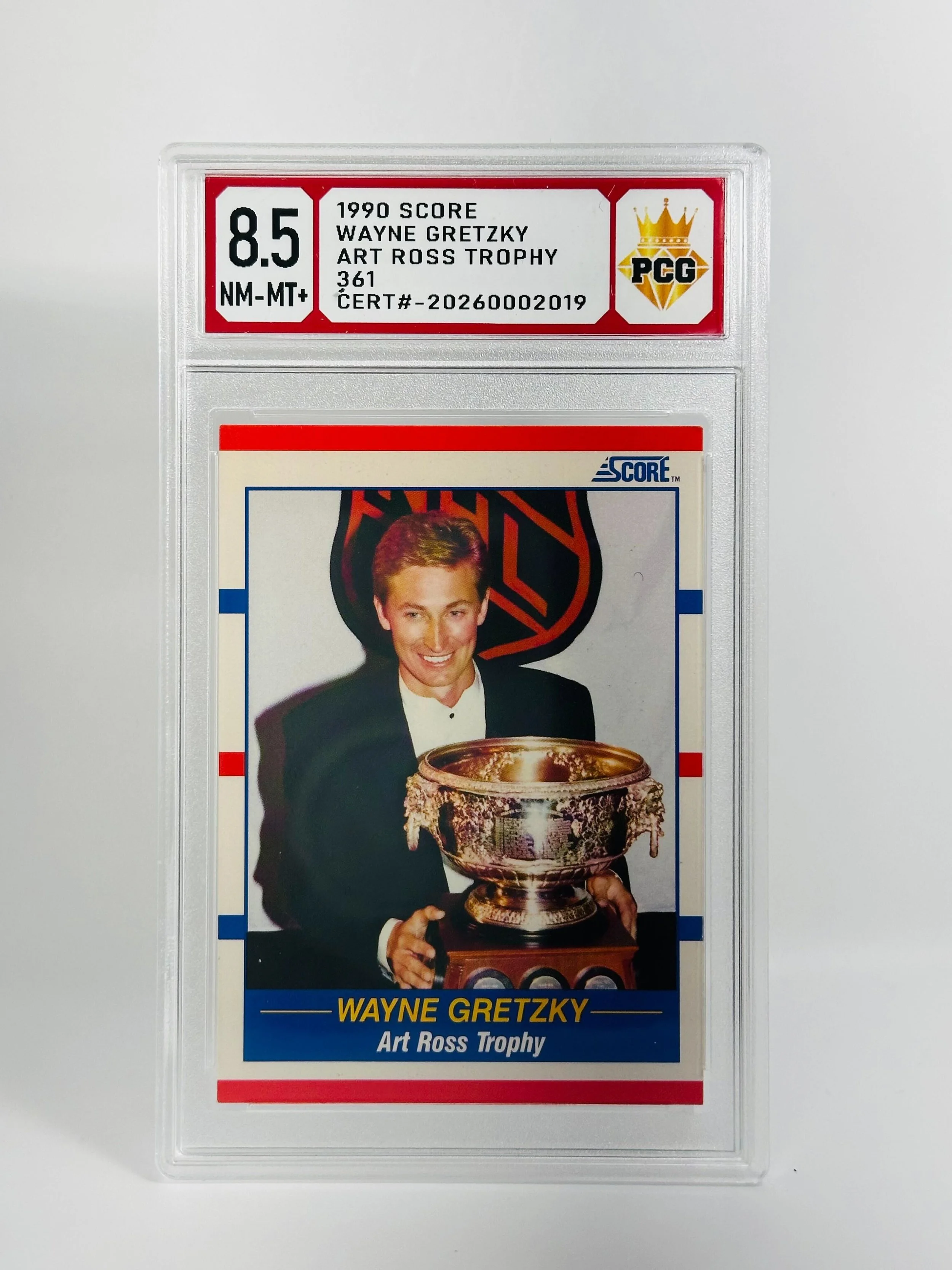 #20260002019 1990 WAYNE GRETZKY 8.5 NM-MT+