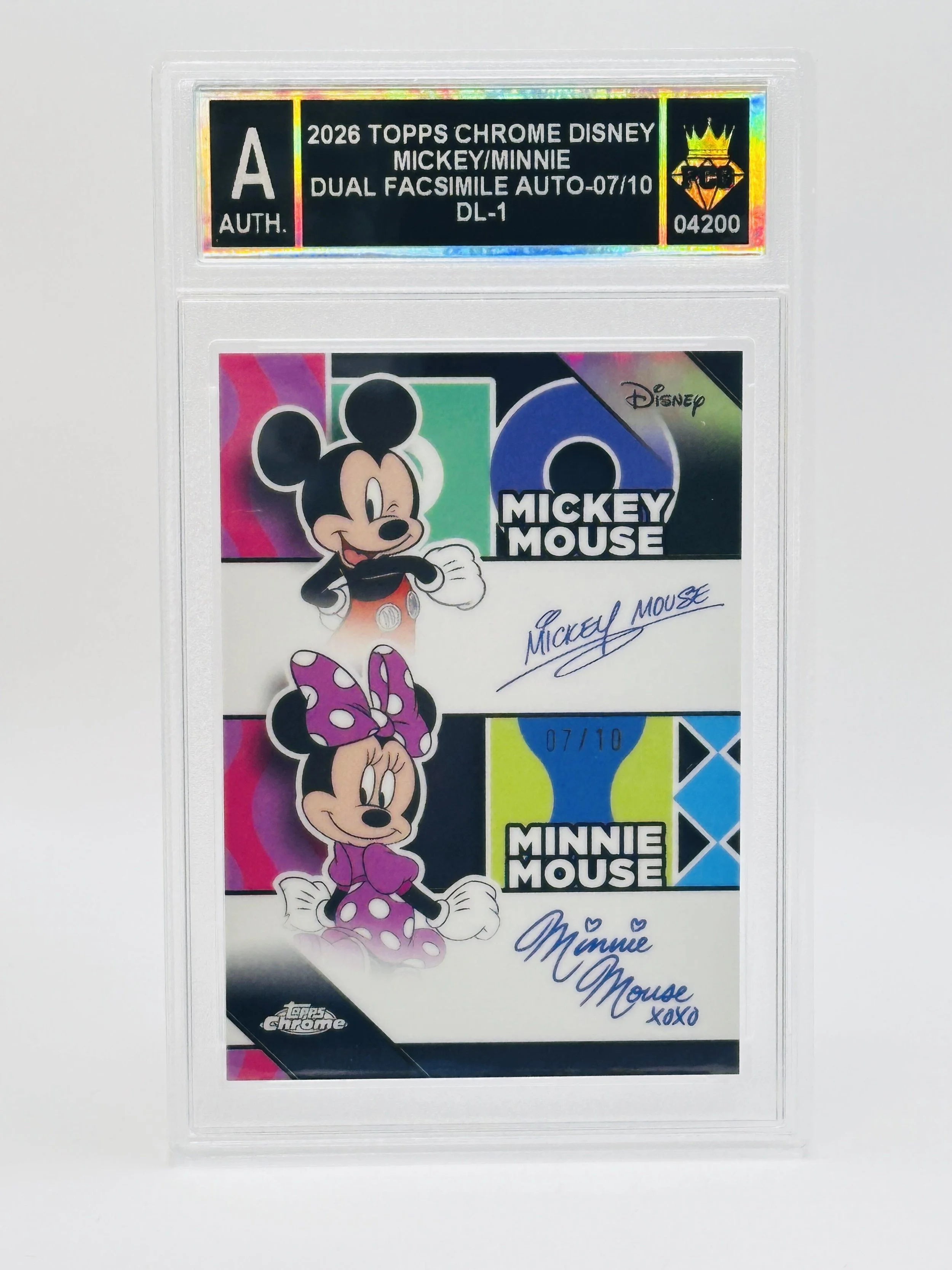 #04200 2026 MICKEY/MINNIE AUTHENTIC