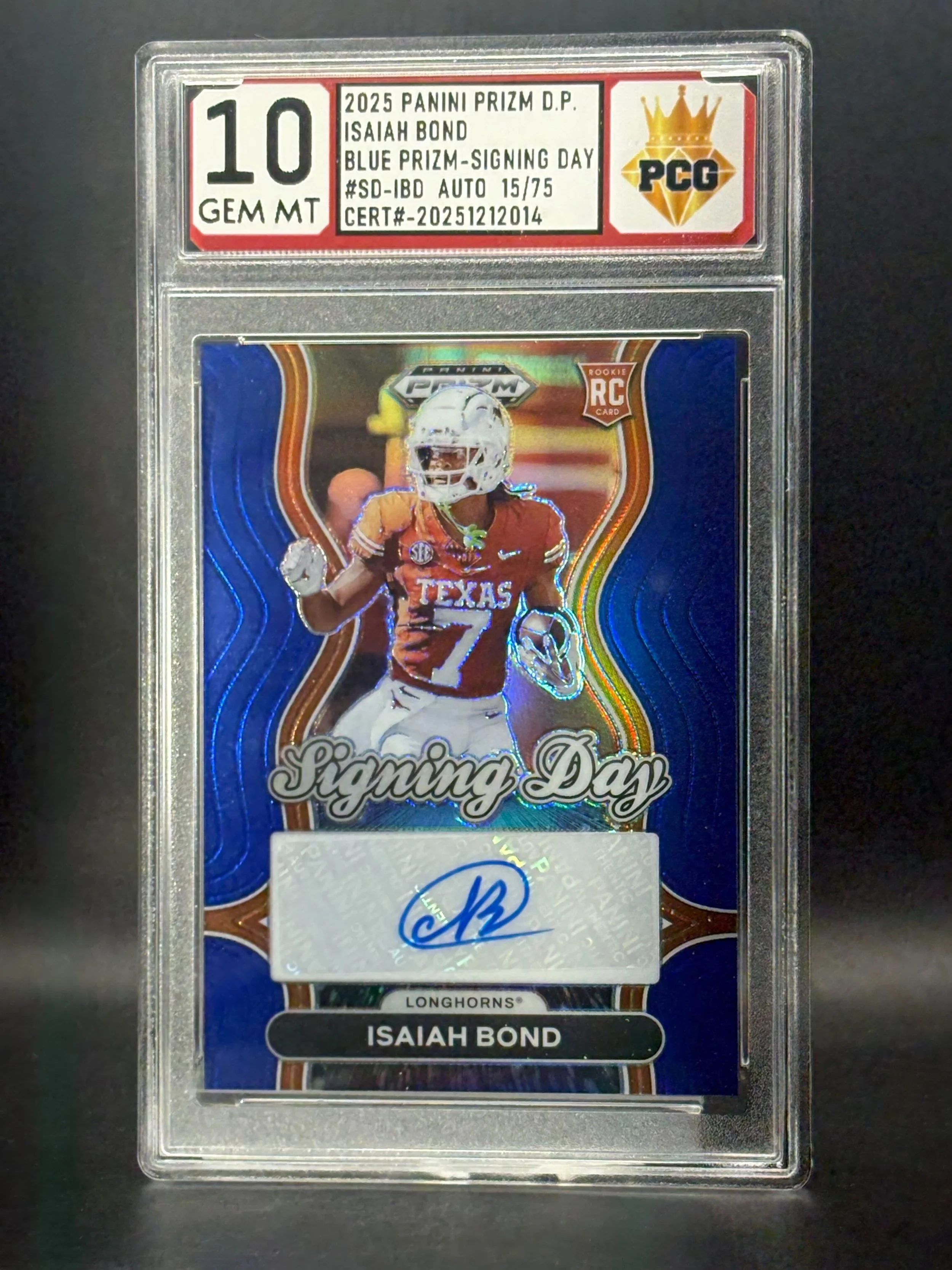 #20251212014 Isaiah Bond Auto GEM MT 10