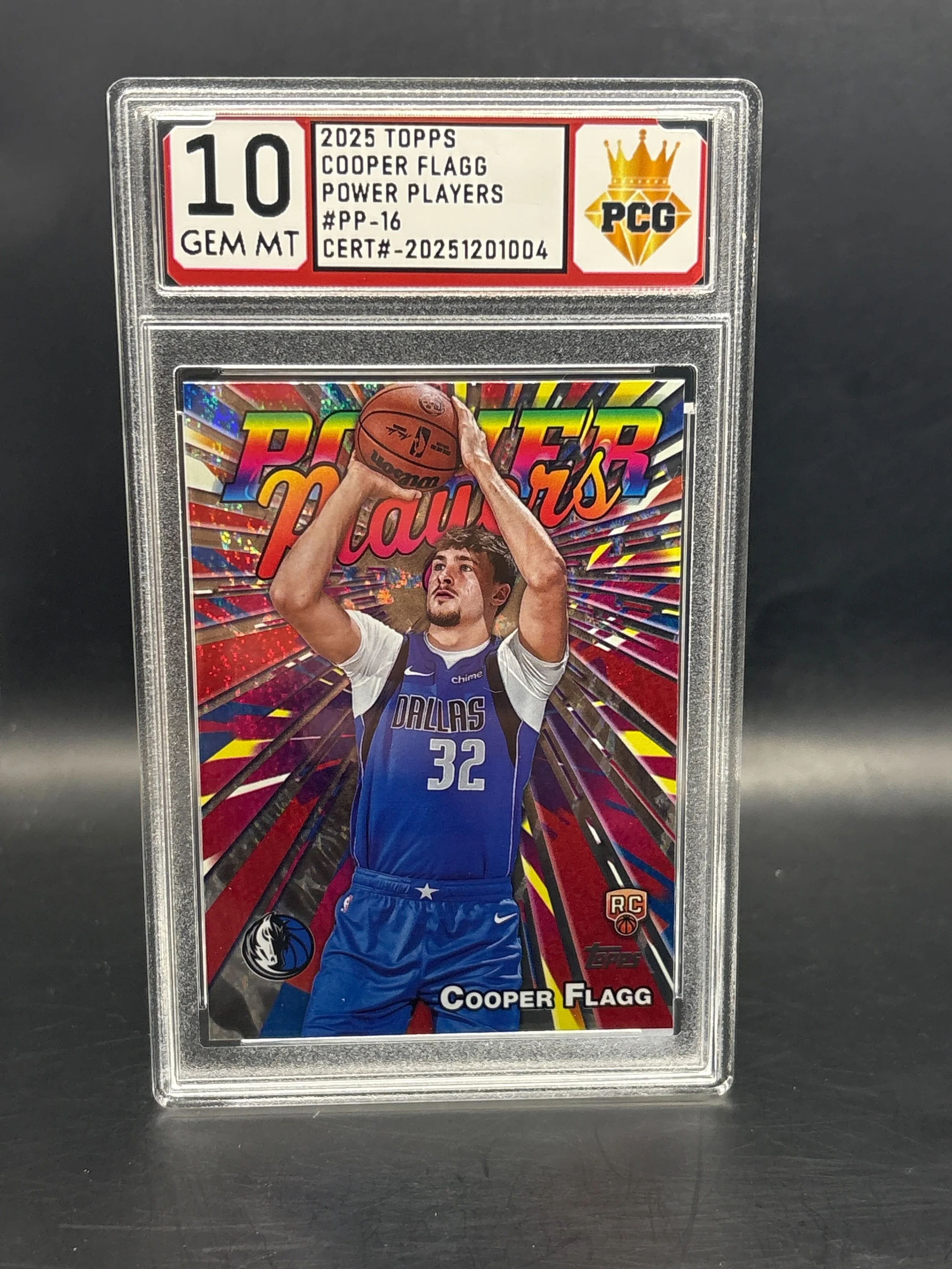 #20251201004 Cooper Flagg RC 10 GEM MT