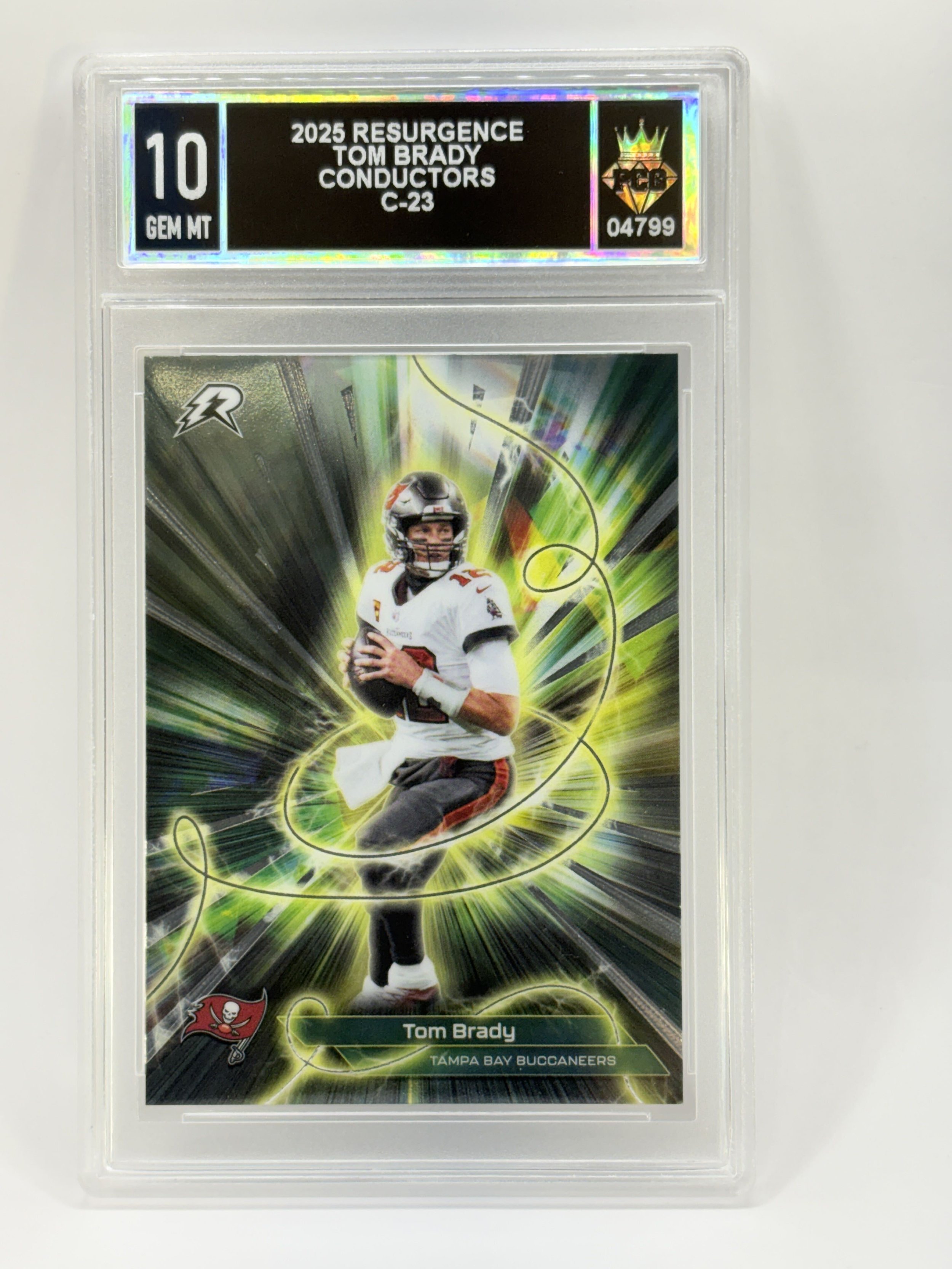 #20260004799 2025 TOM BRADY 10 GEM MT