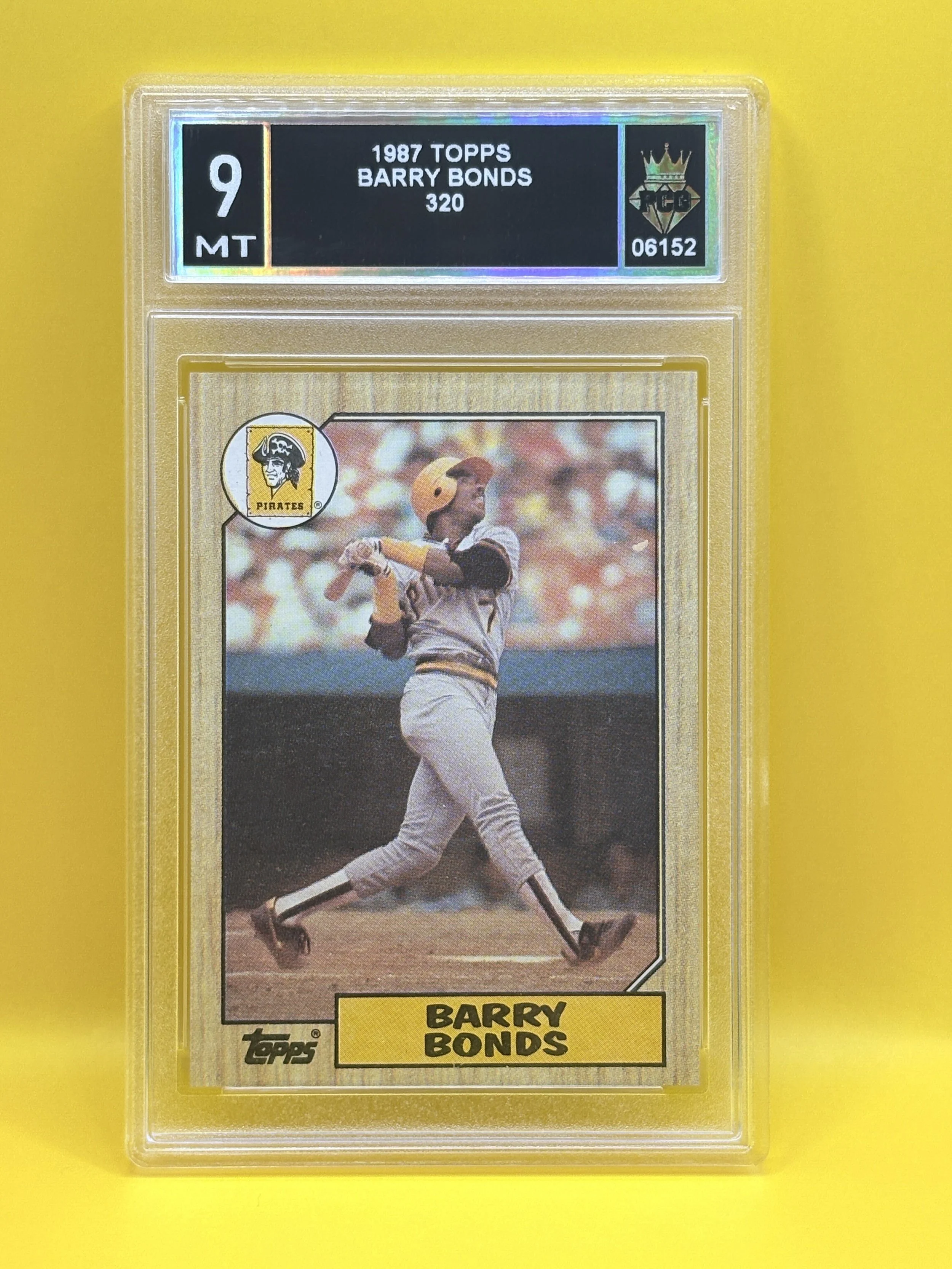 #06152 1987 BARRY BONDS 9 MT