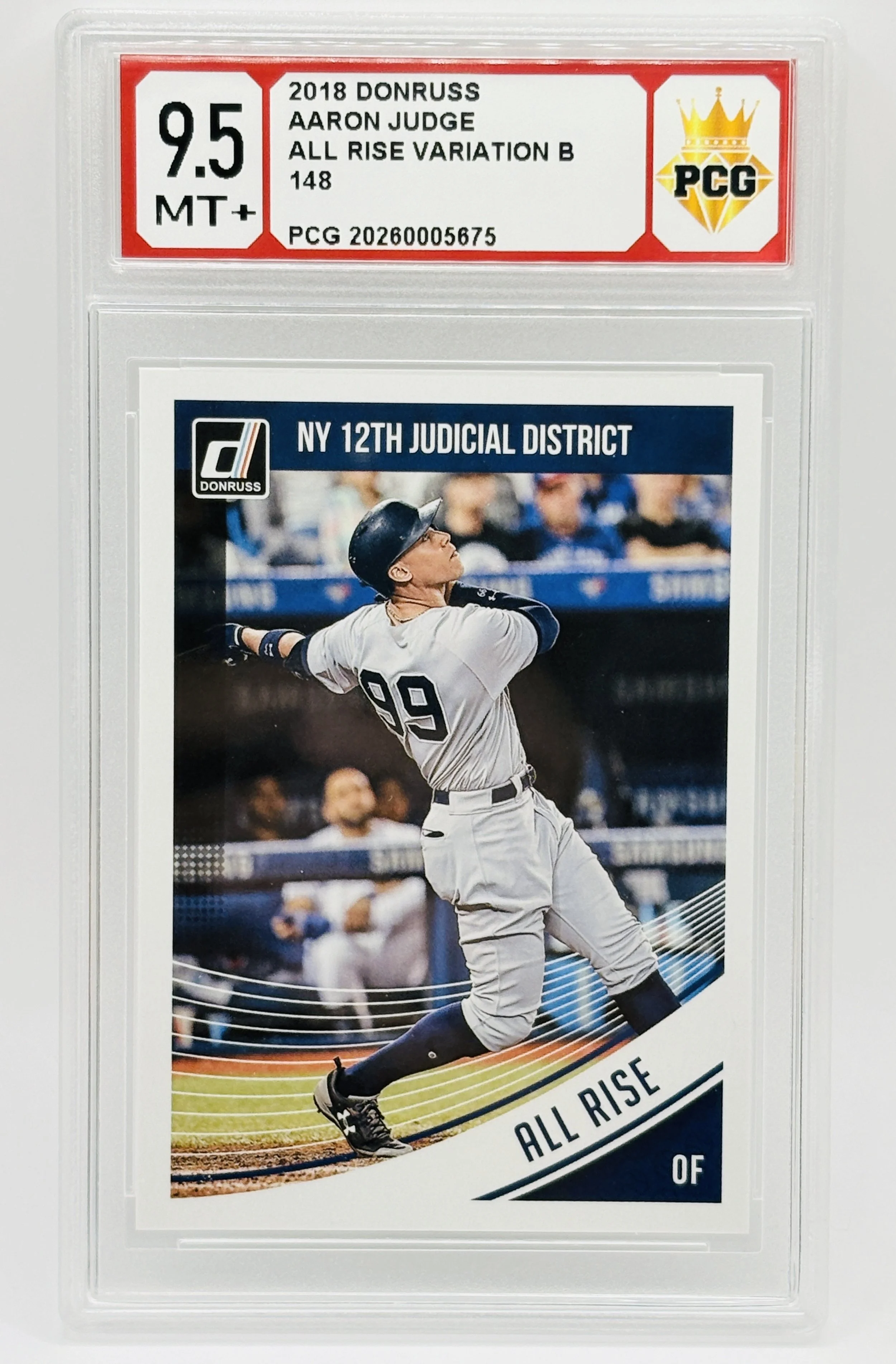 #20260005675 2018 AARON JUDGE 9.5 MT+