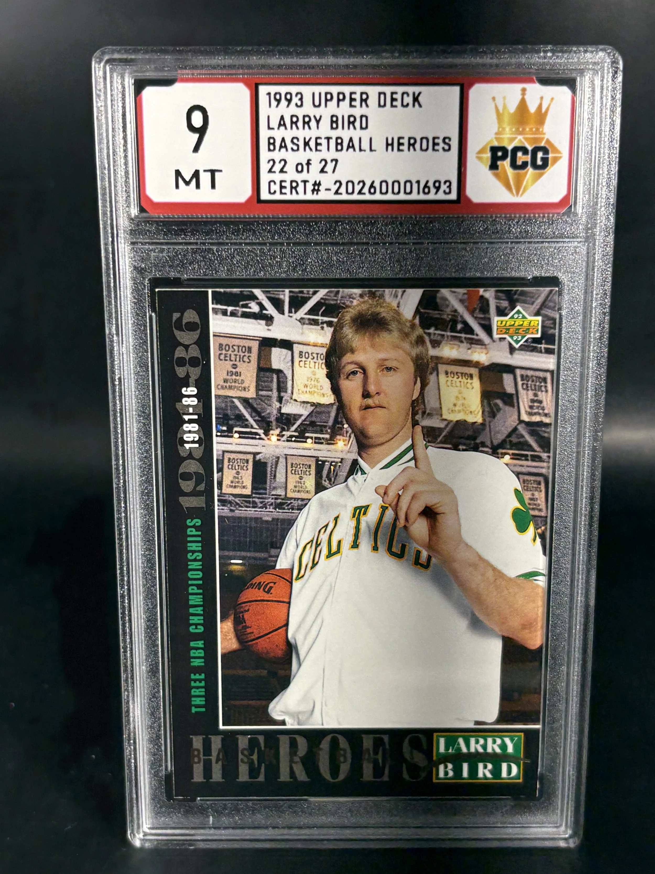 #20260001693 1993 LARRY BIRD 9 MT