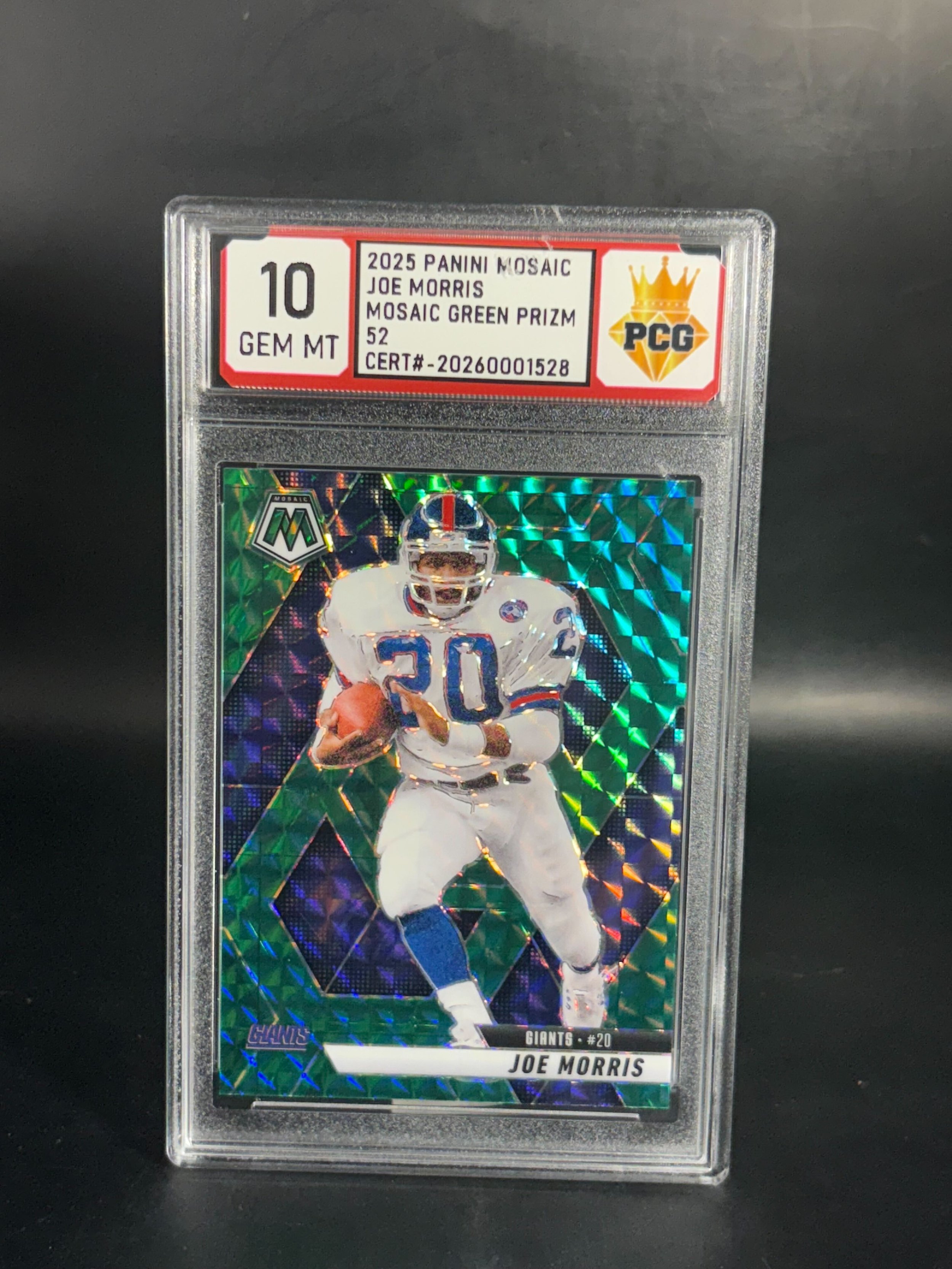 #20260001528 2025 JOE MORRIS 10 GEM MT