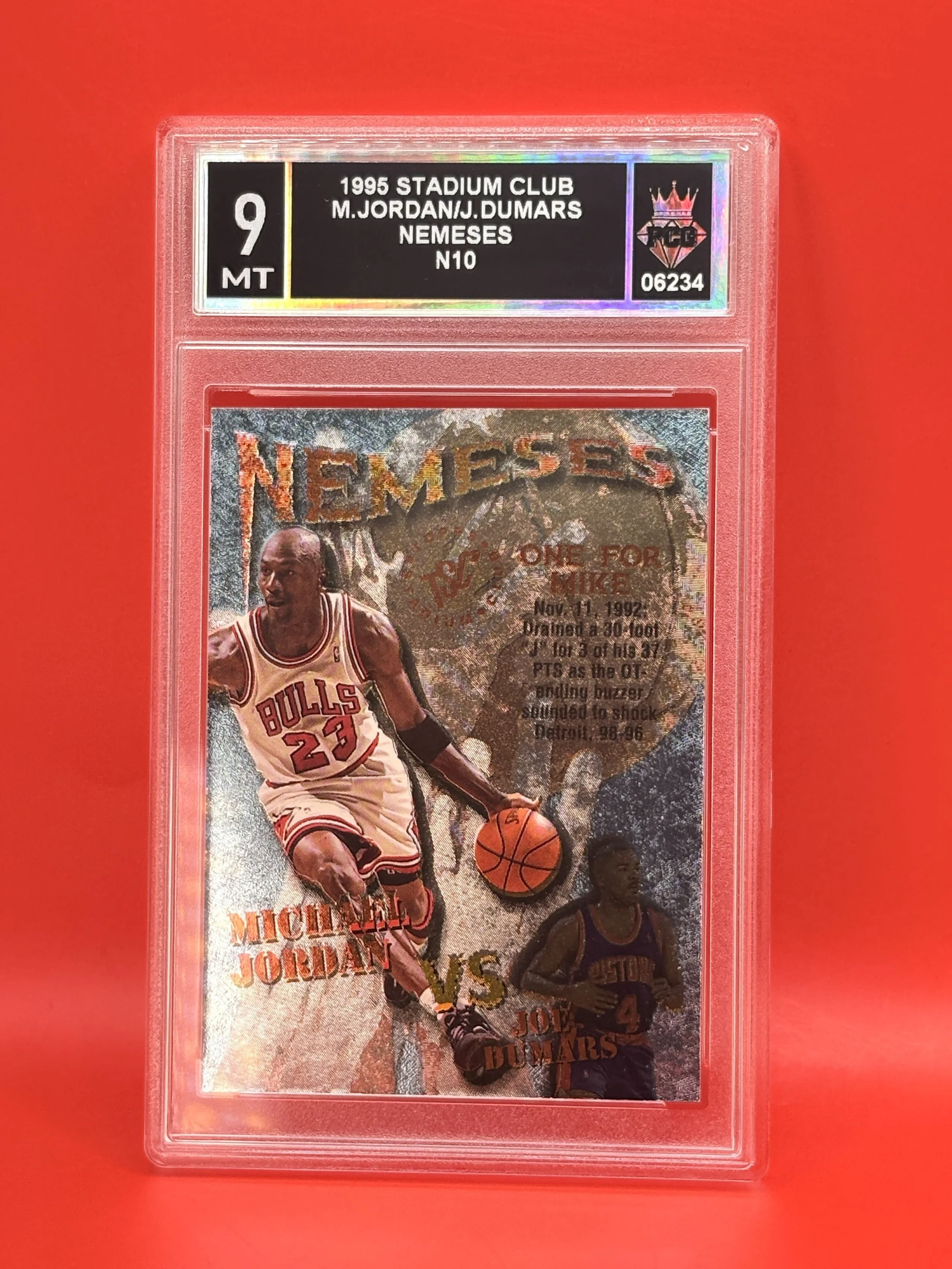 #06234 1995 M.JORDAN/J.DUMARS 9 MT