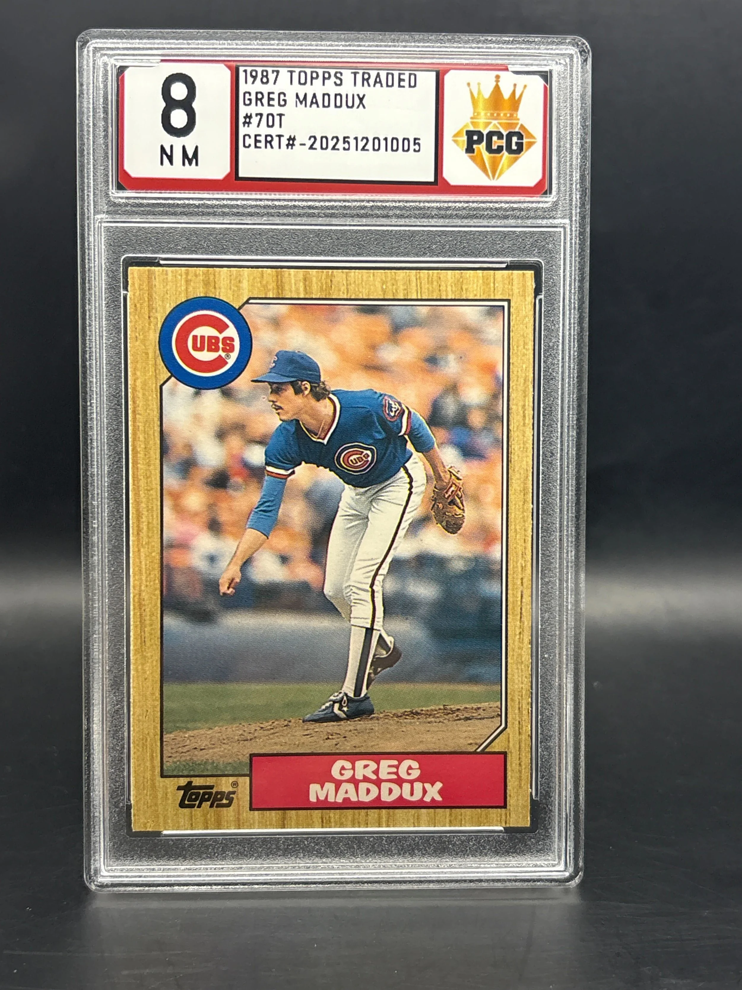 #20251201005 Greg Maddux RC 8 NM