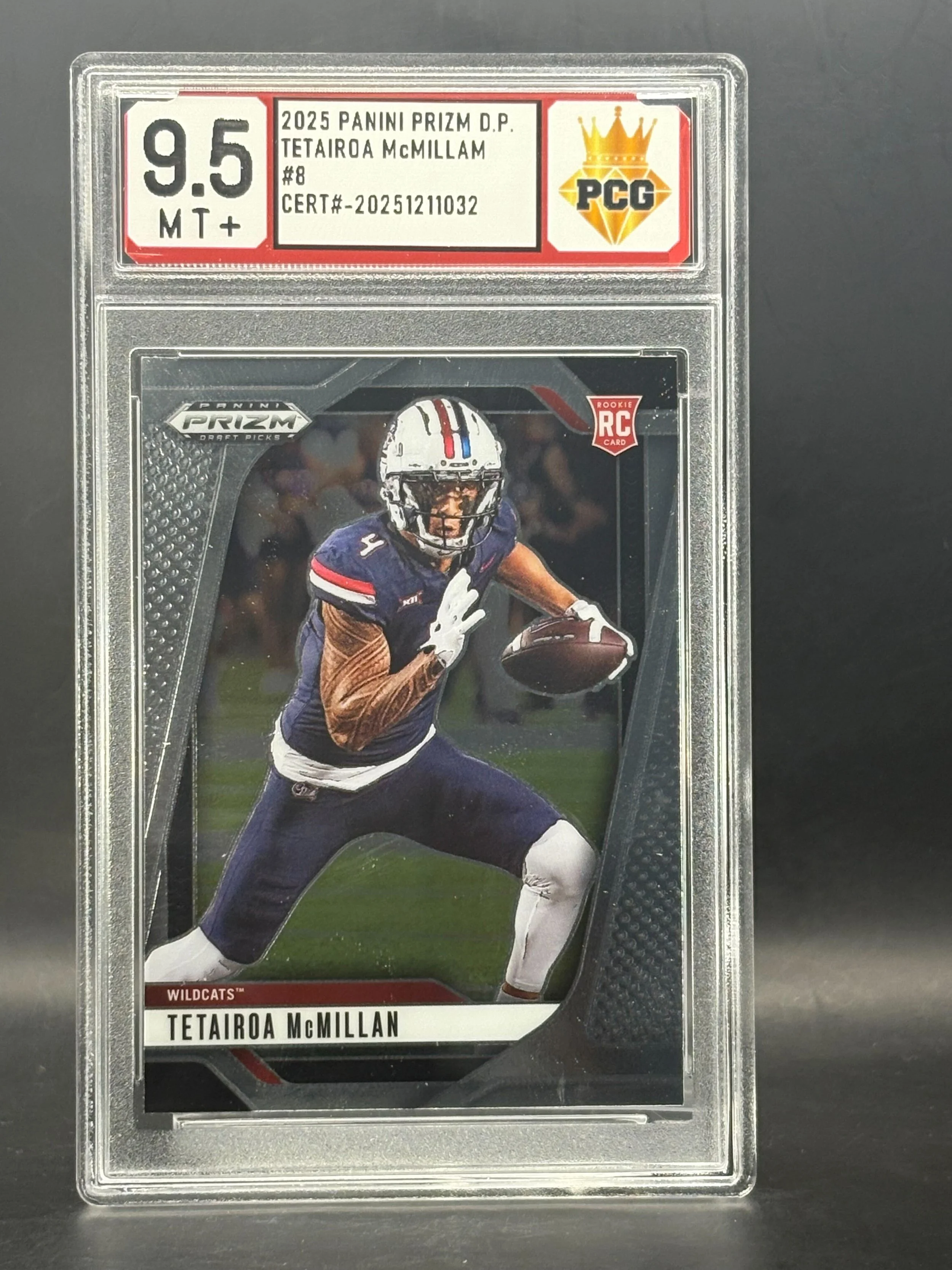 #20251211032 Tetairoa McMillian RC 9.5 MT +